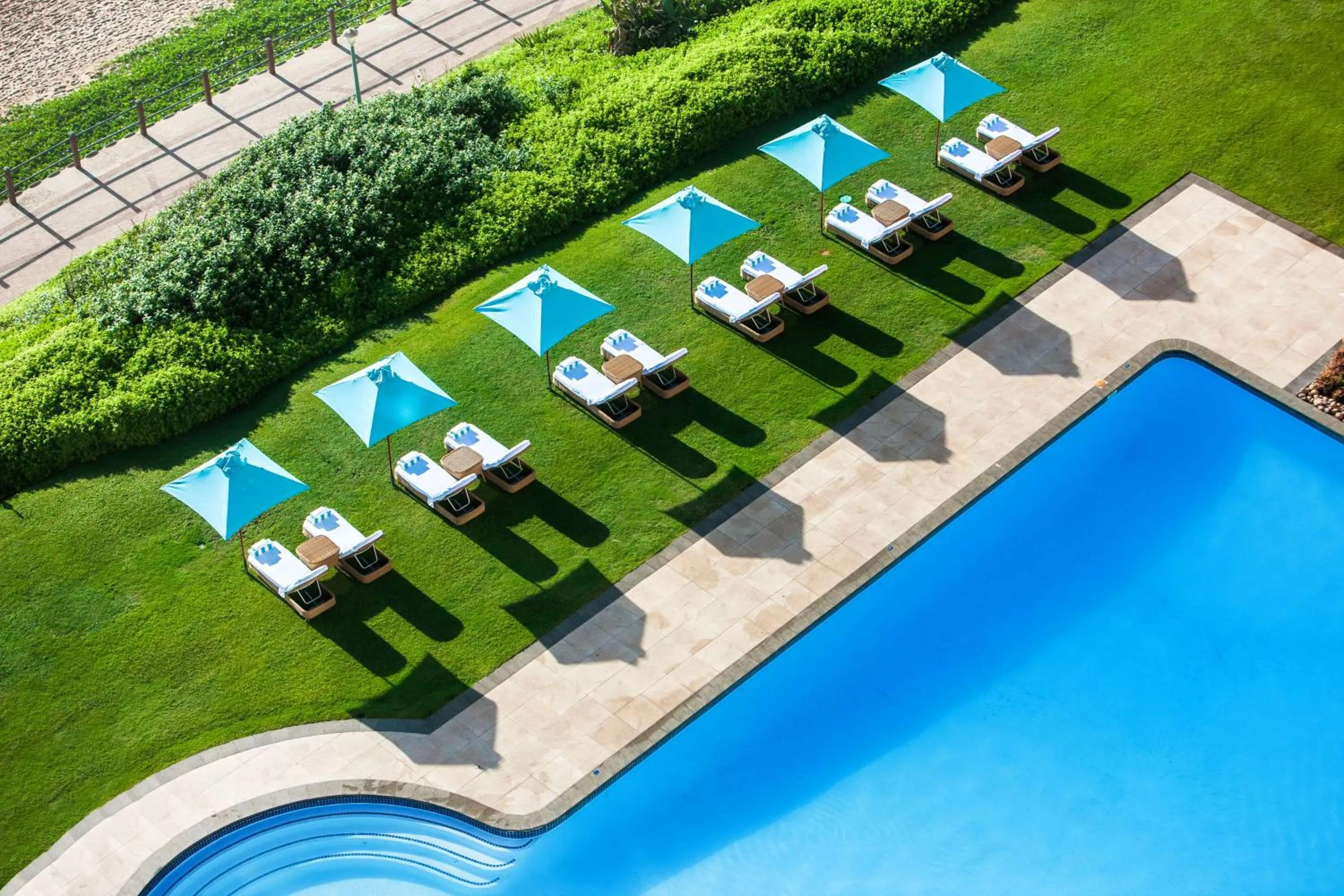 Pool view in Beverly Hills