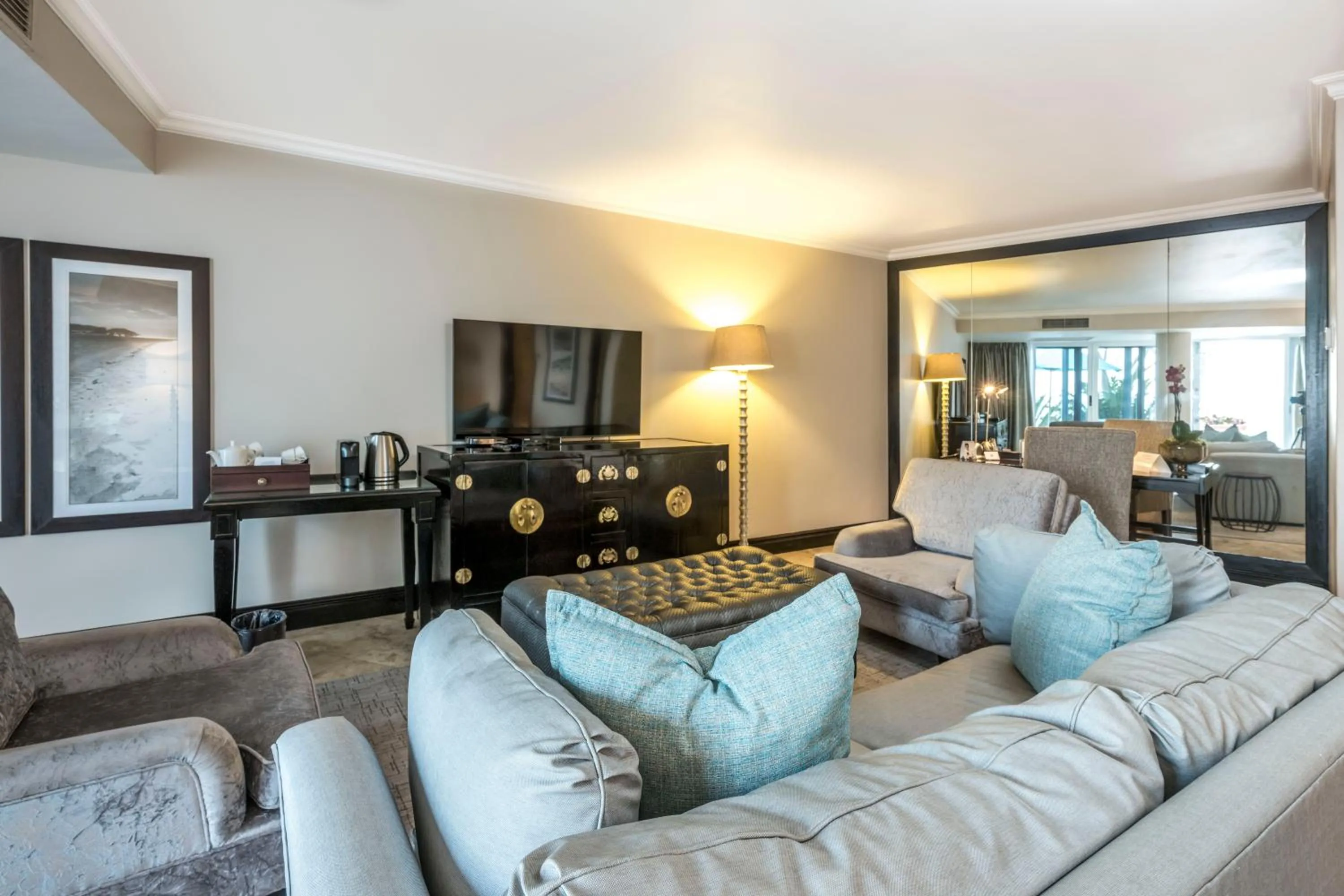 Living room in Beverly Hills