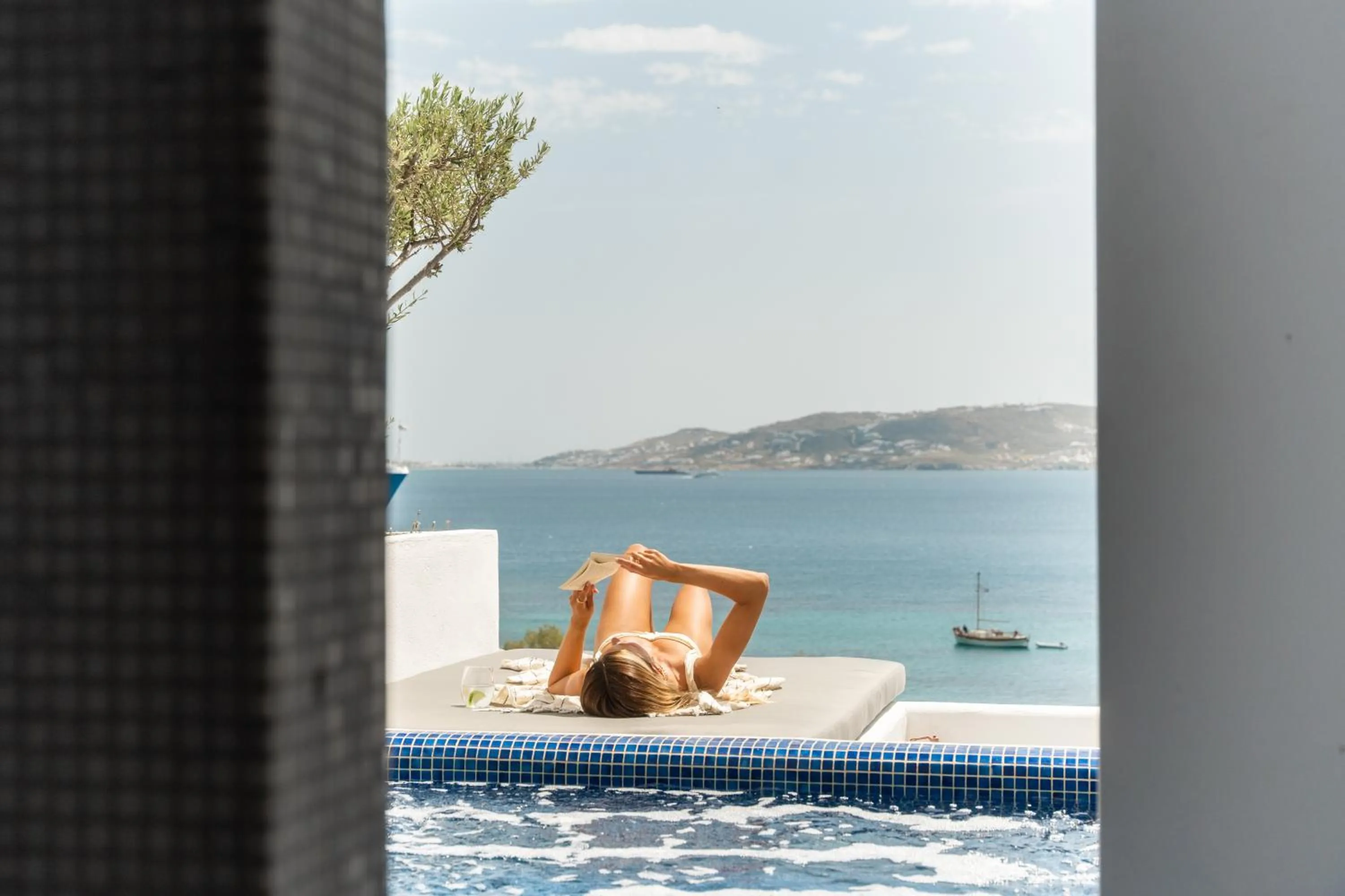 Balcony/Terrace in Grace Mykonos
