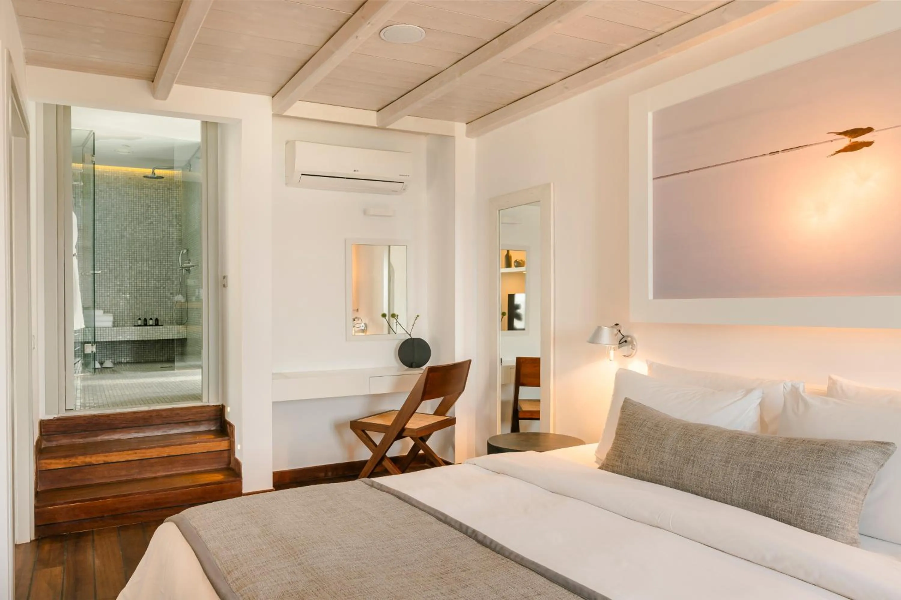 Bed in Grace Mykonos