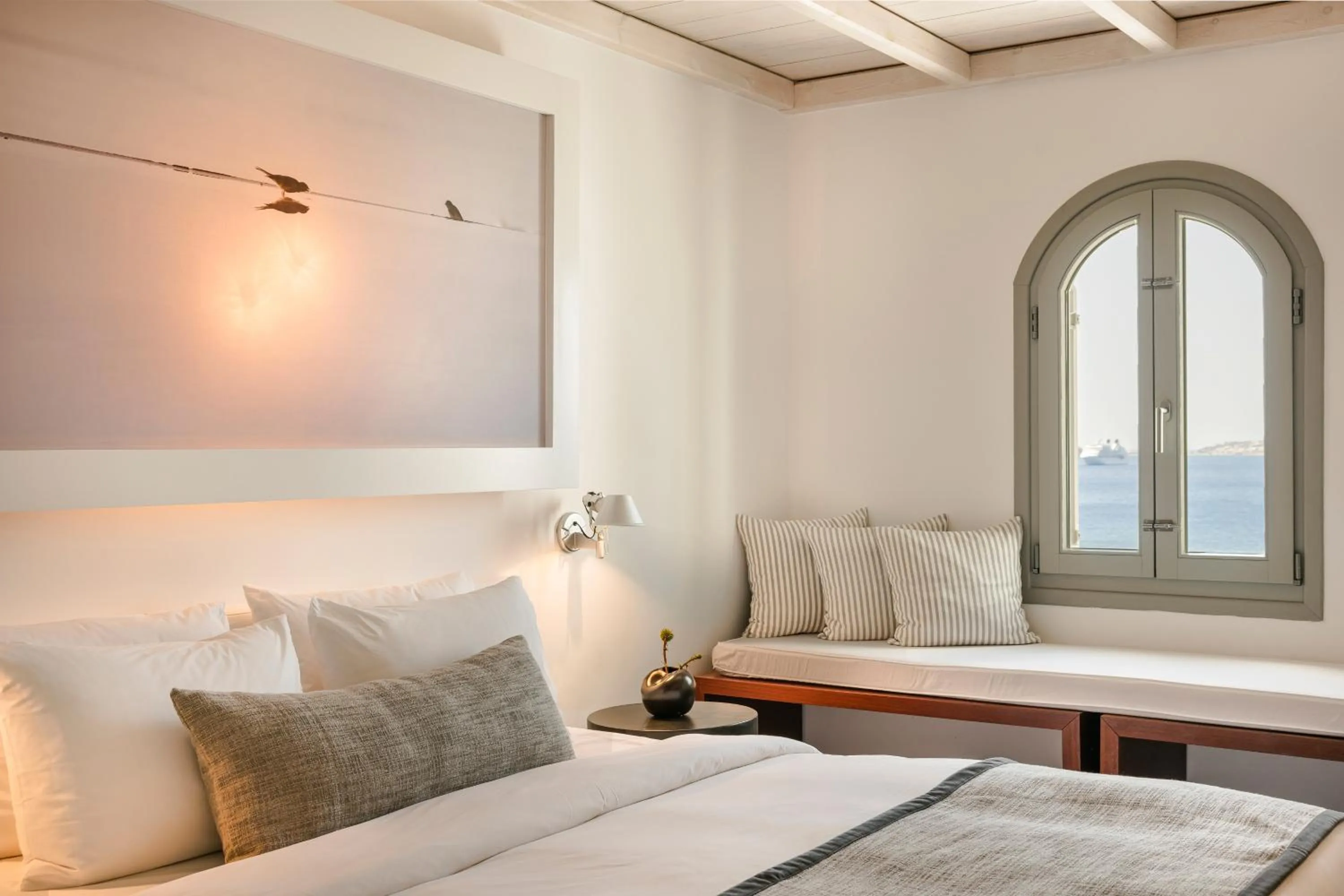 Bed in Grace Mykonos