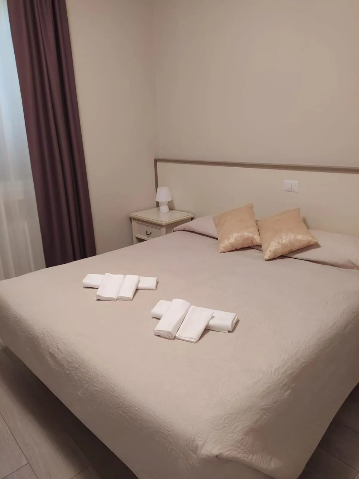 Bed in Hotel La Palomba