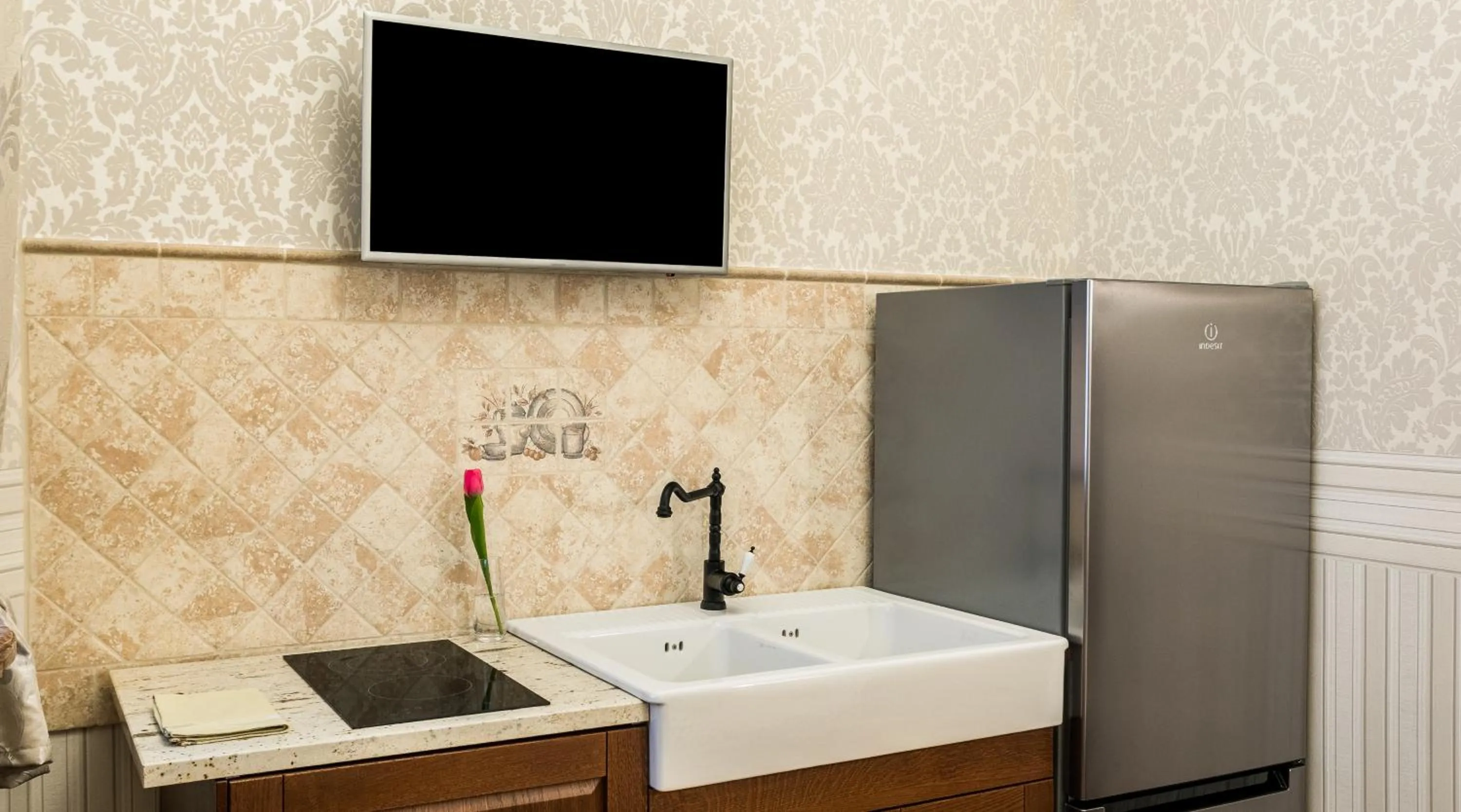 Kitchen or kitchenette in Exclusive Royal Apartments