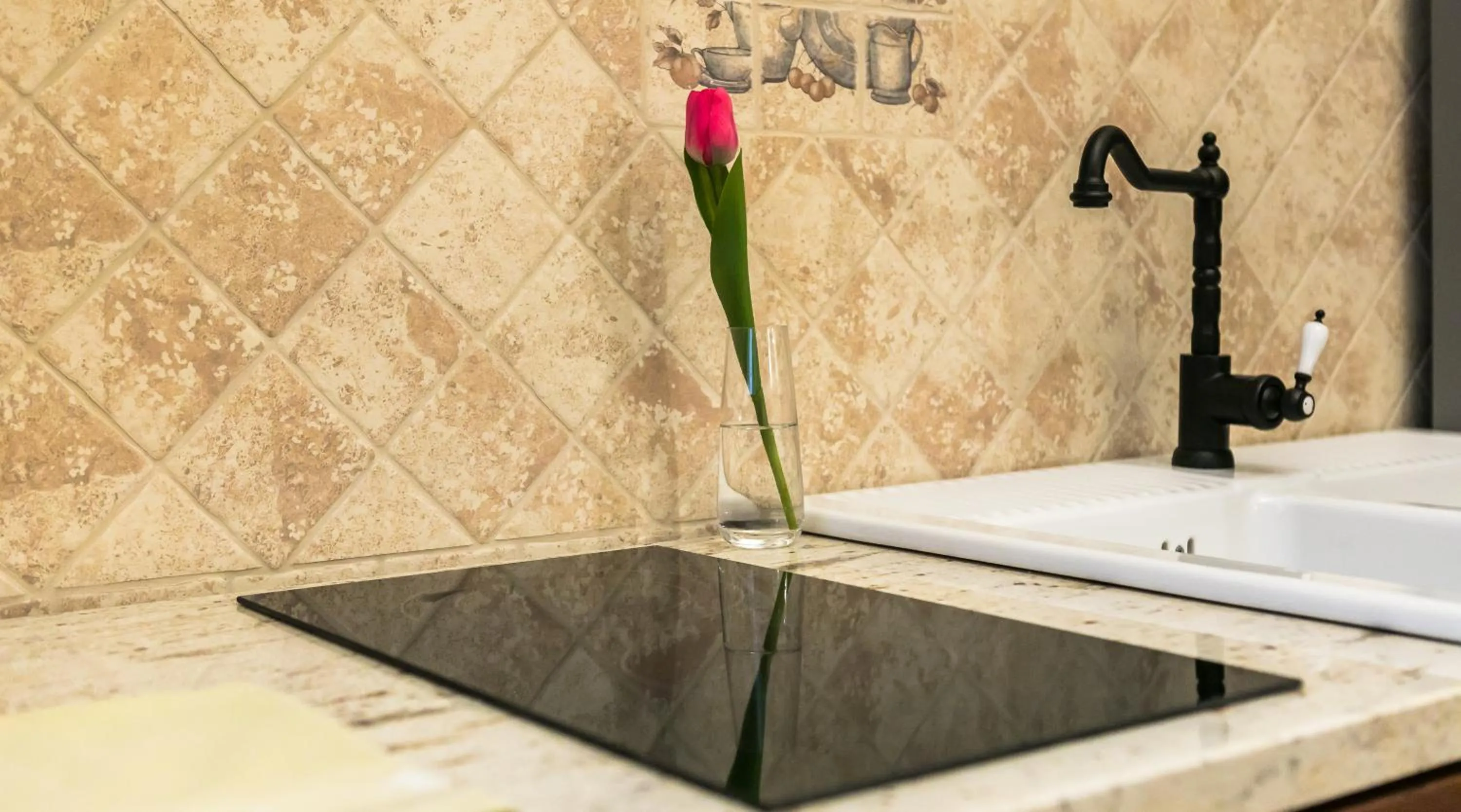 Kitchen or kitchenette in Exclusive Royal Apartments