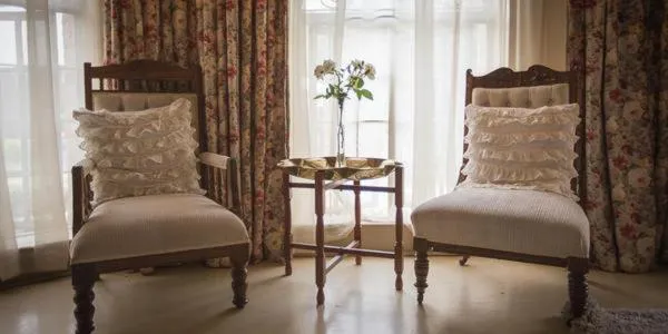 Seating area in Schoon Huis Manor