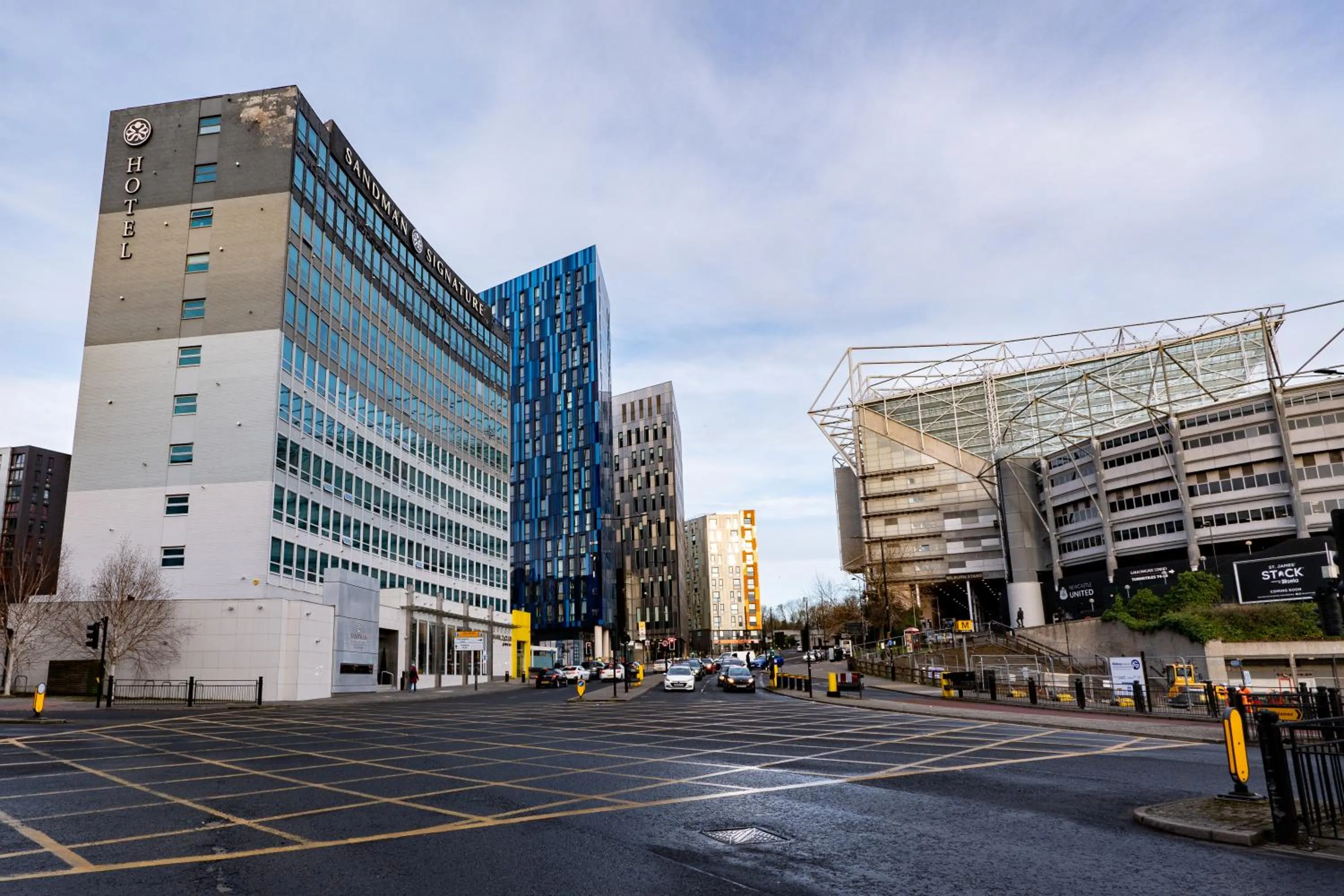 Property building in Sandman Signature Newcastle Hotel