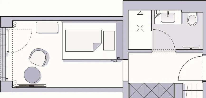 Floor plan in Hotel Lamtana