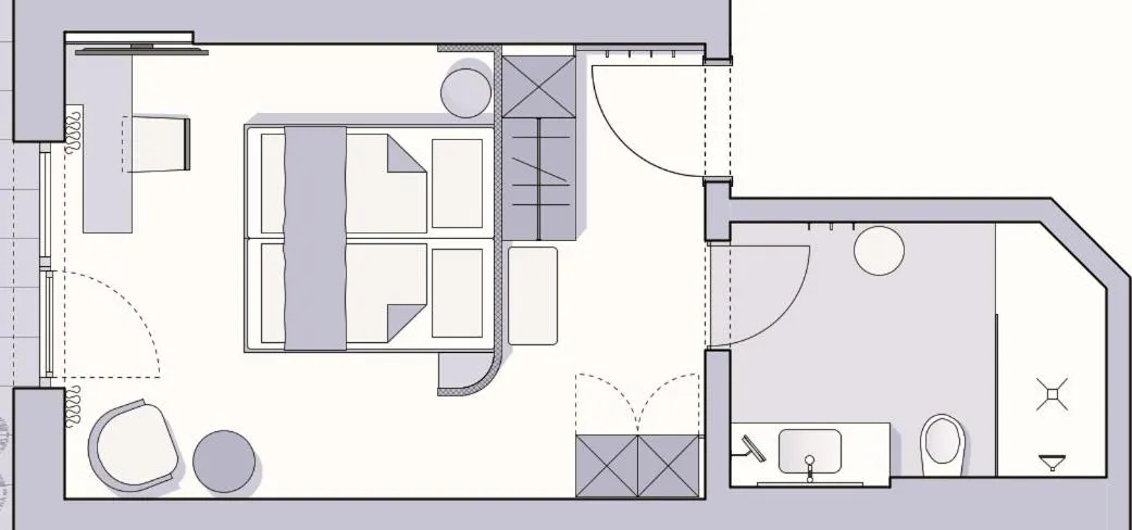 Floor plan in Hotel Lamtana