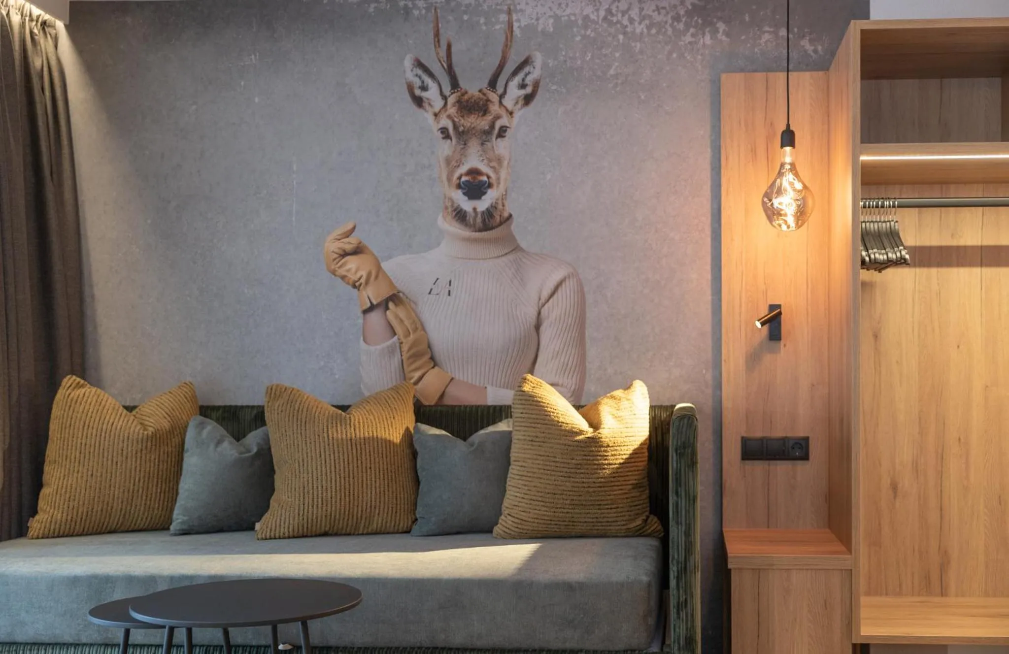 Bed in Hotel Lamtana