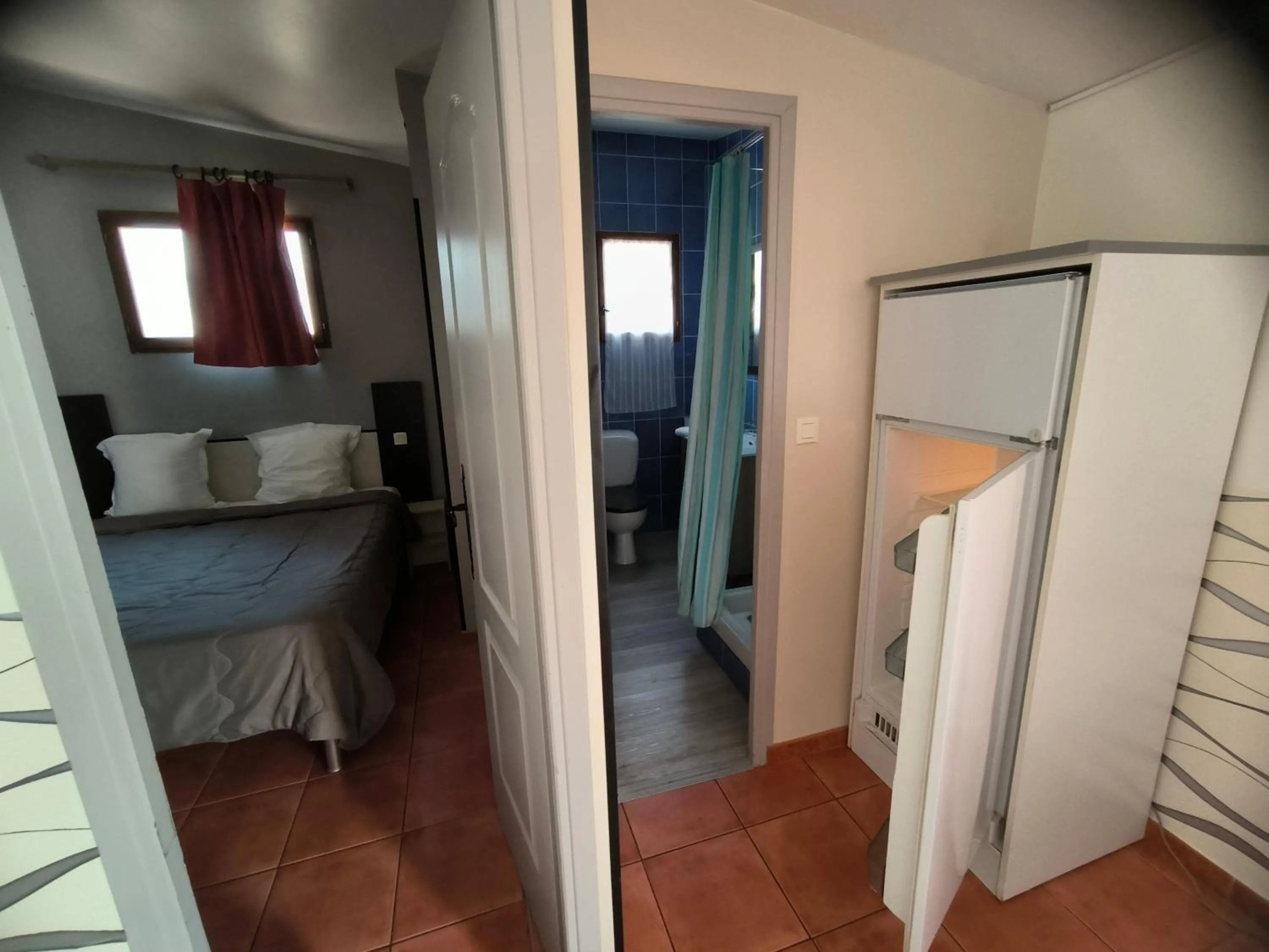 Bed in Hôtel L'Hacienda