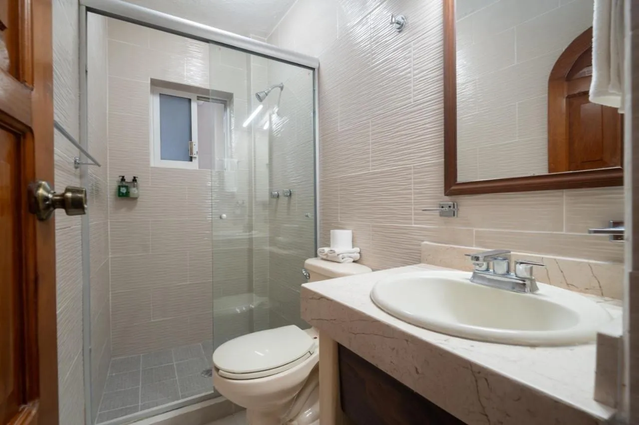 Shower in Arena Suites