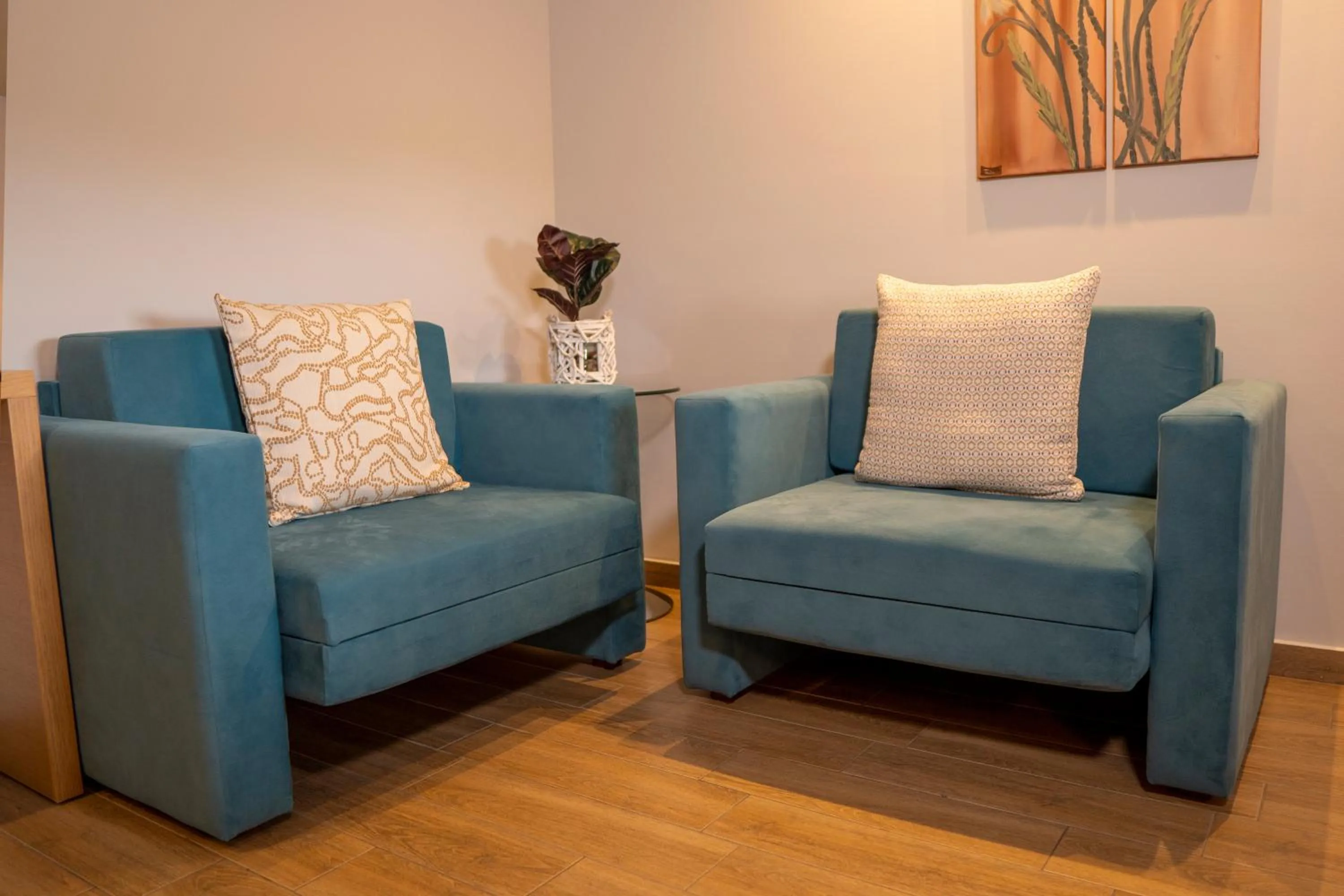 Seating area in Hotel Epavlis Eleftheriadi