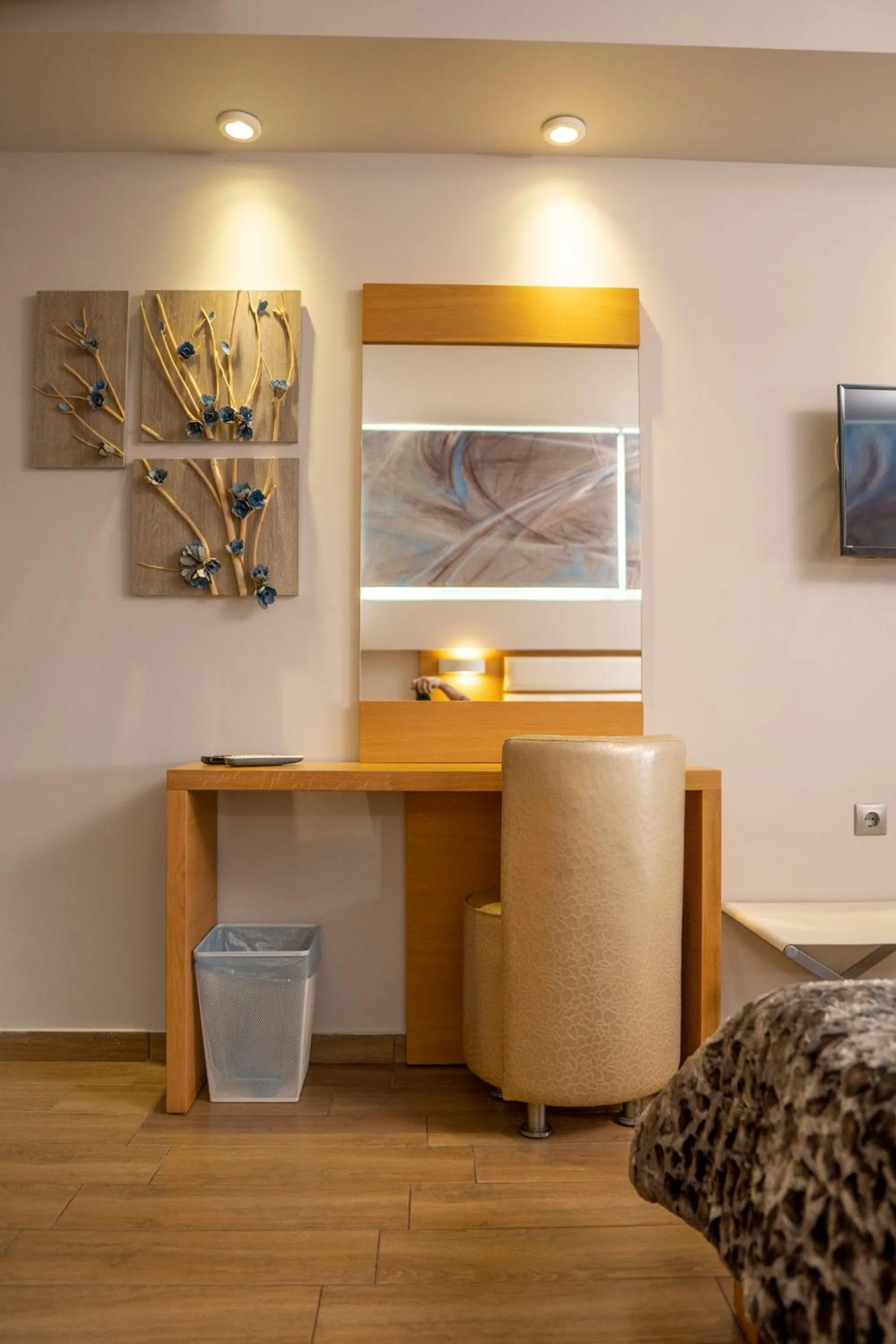 Bed in Hotel Epavlis Eleftheriadi