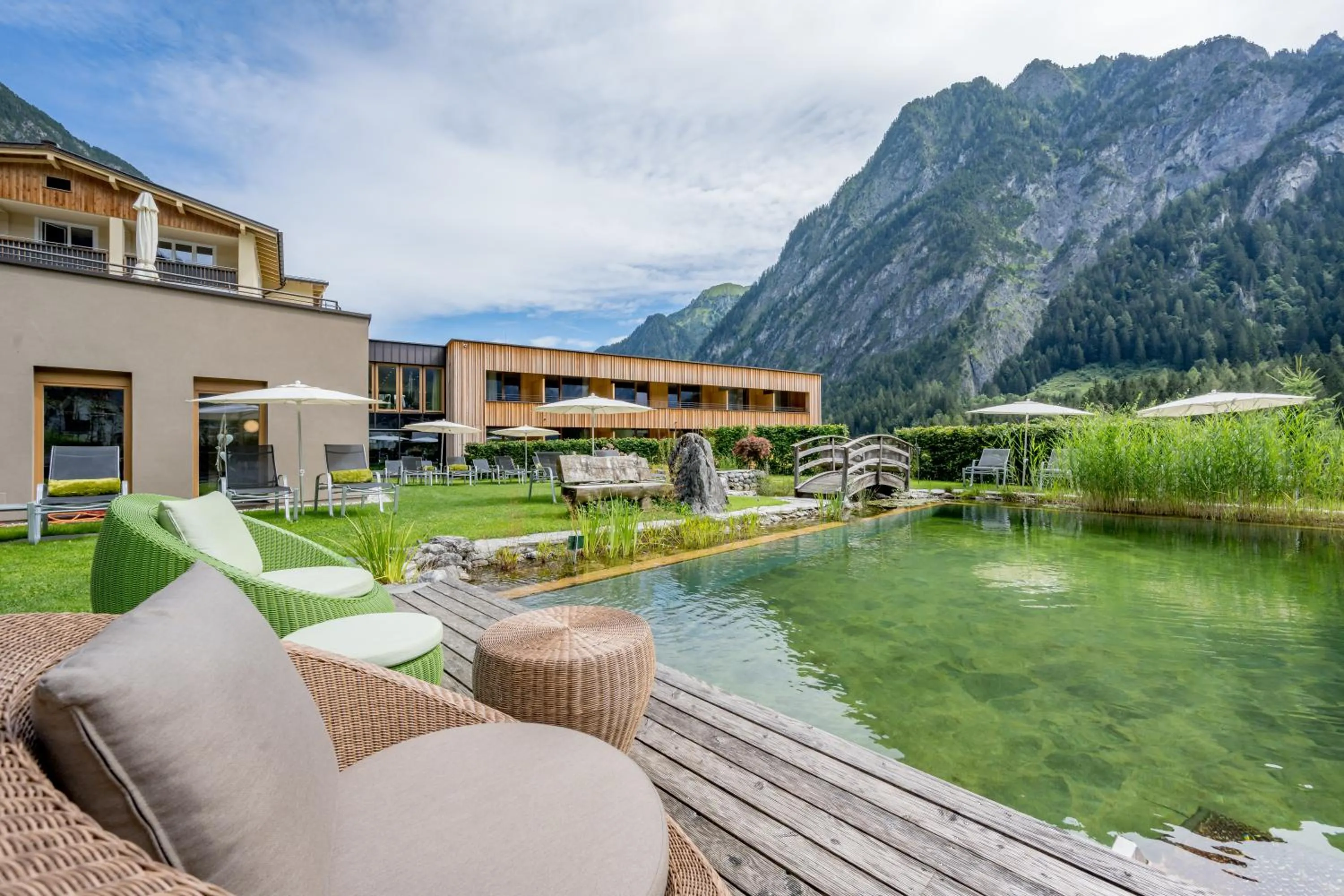 Garden in Alpenhotel Zimba