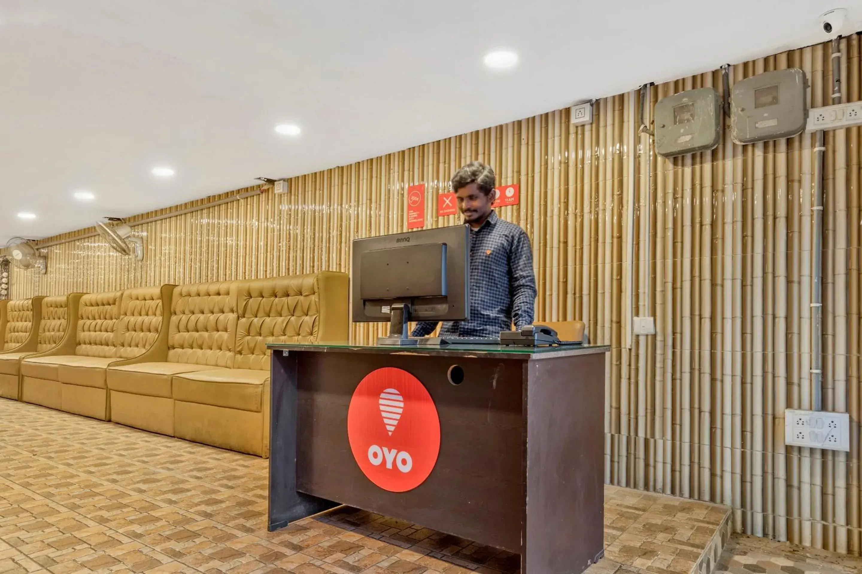 Lobby or reception in HOTEL O ANKITHA GRAND Lobby or reception in HOTEL O ANKITHA GRAND