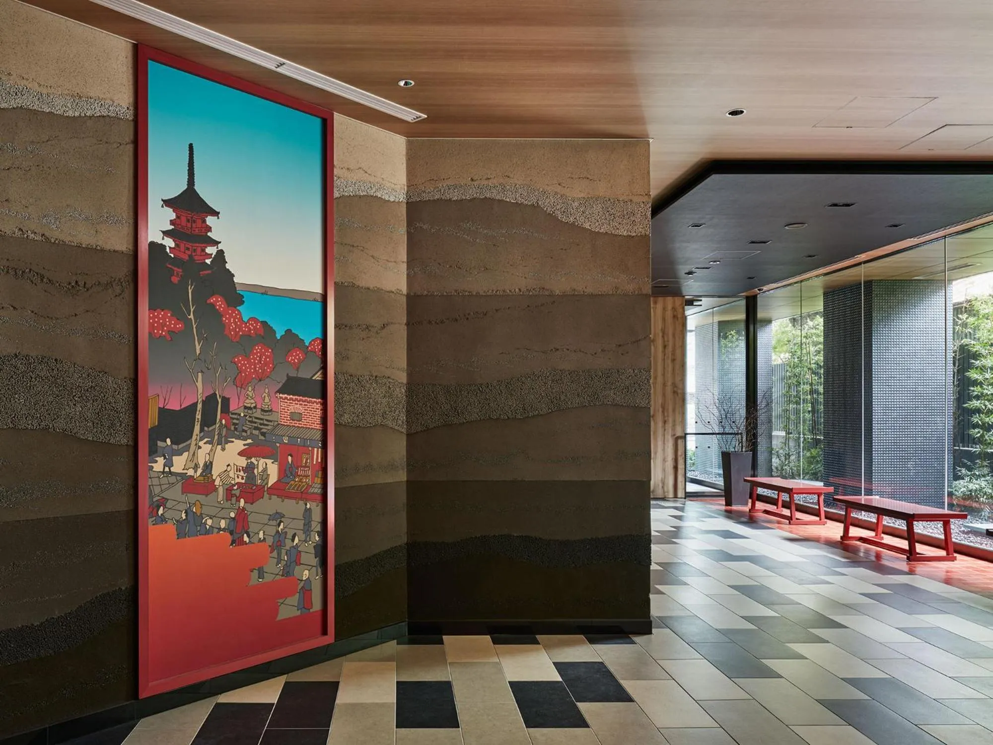 Lobby or reception in the b asakusa