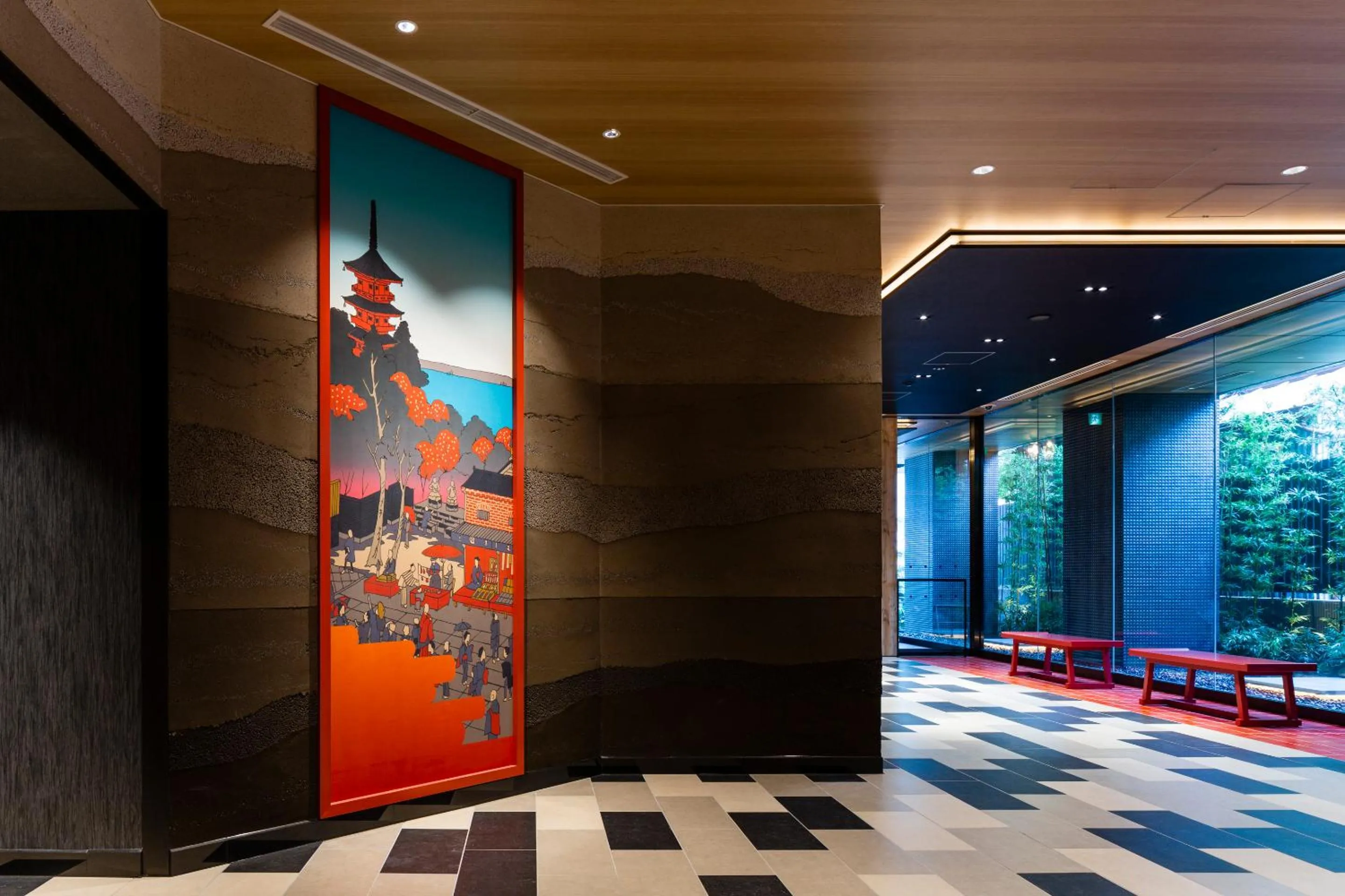 Lobby or reception in the b asakusa