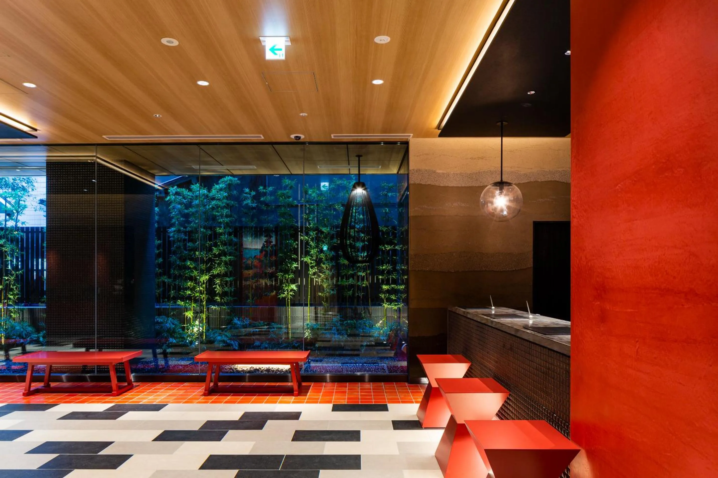 Lobby or reception in the b asakusa