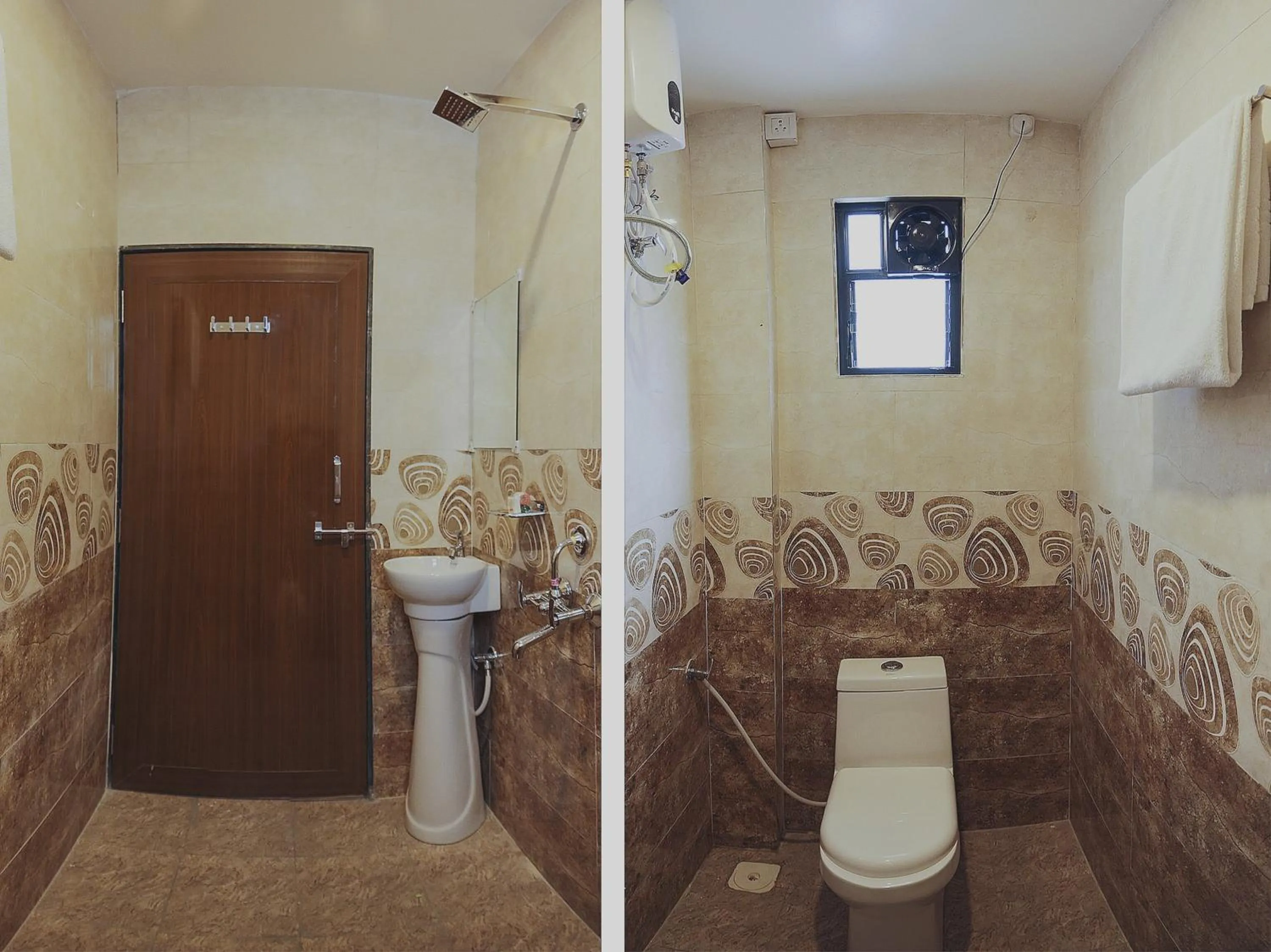 Bathroom in Hotel O The Orchid Guest House Near khadki Bazaar