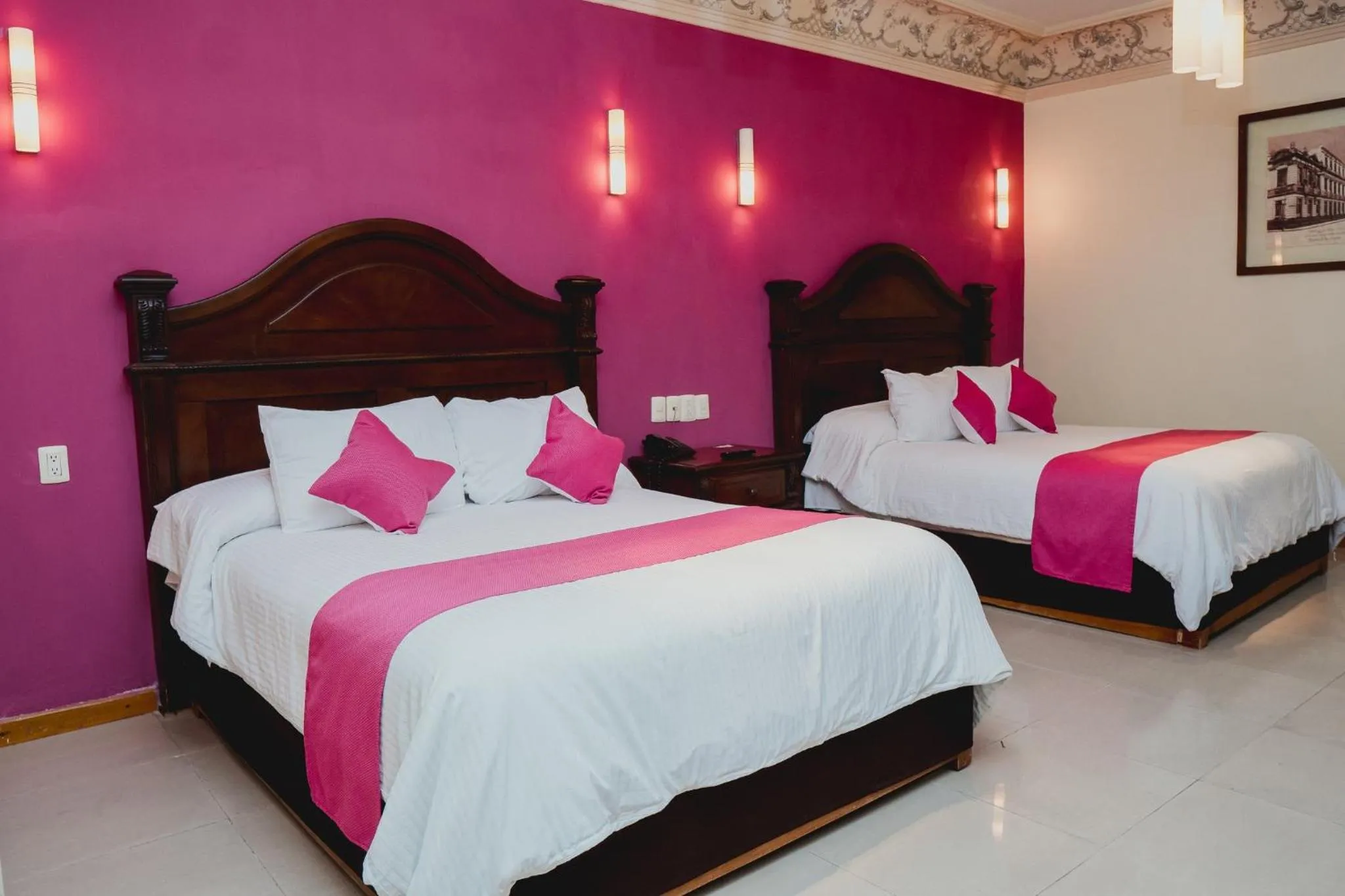 Bedroom, Bed in Hotel Puebla de Antaño