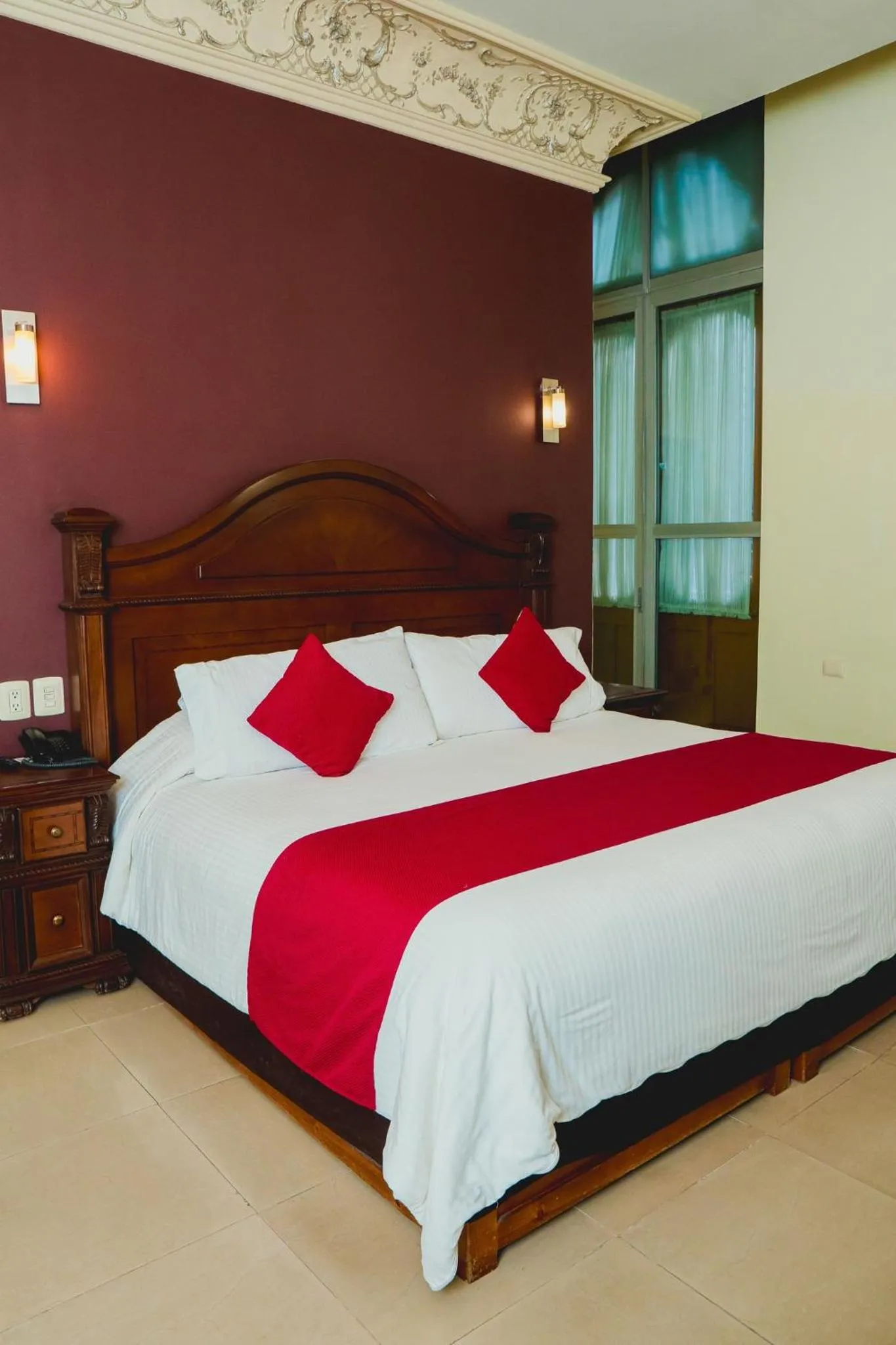 Bed in Hotel Puebla de Antaño