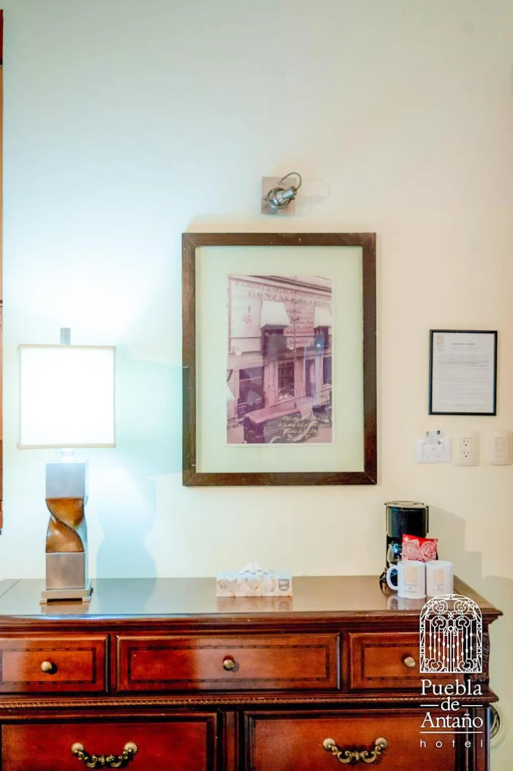 Decorative detail in Hotel Puebla de Antaño