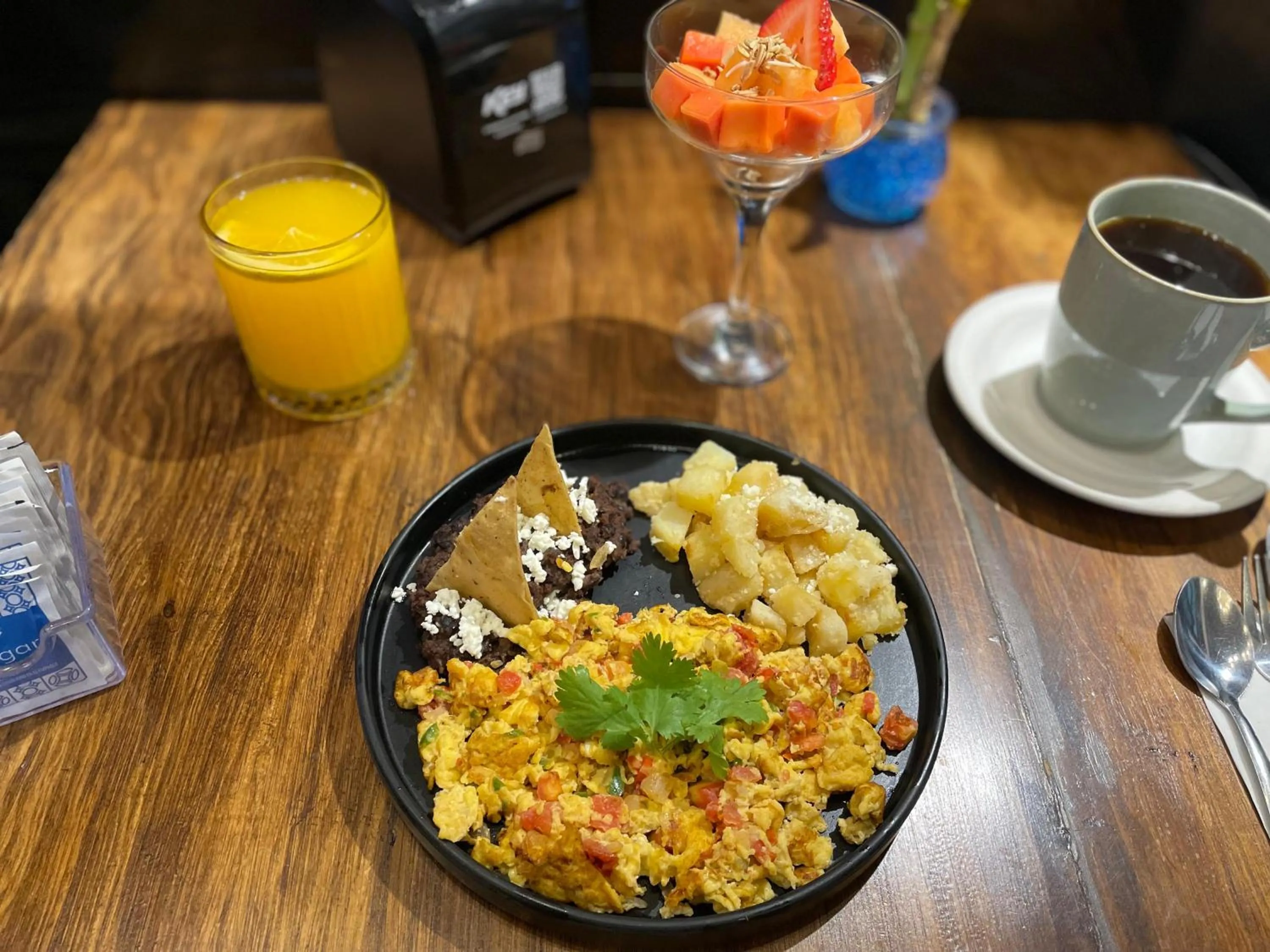 Breakfast in Hotel Puebla de Antaño