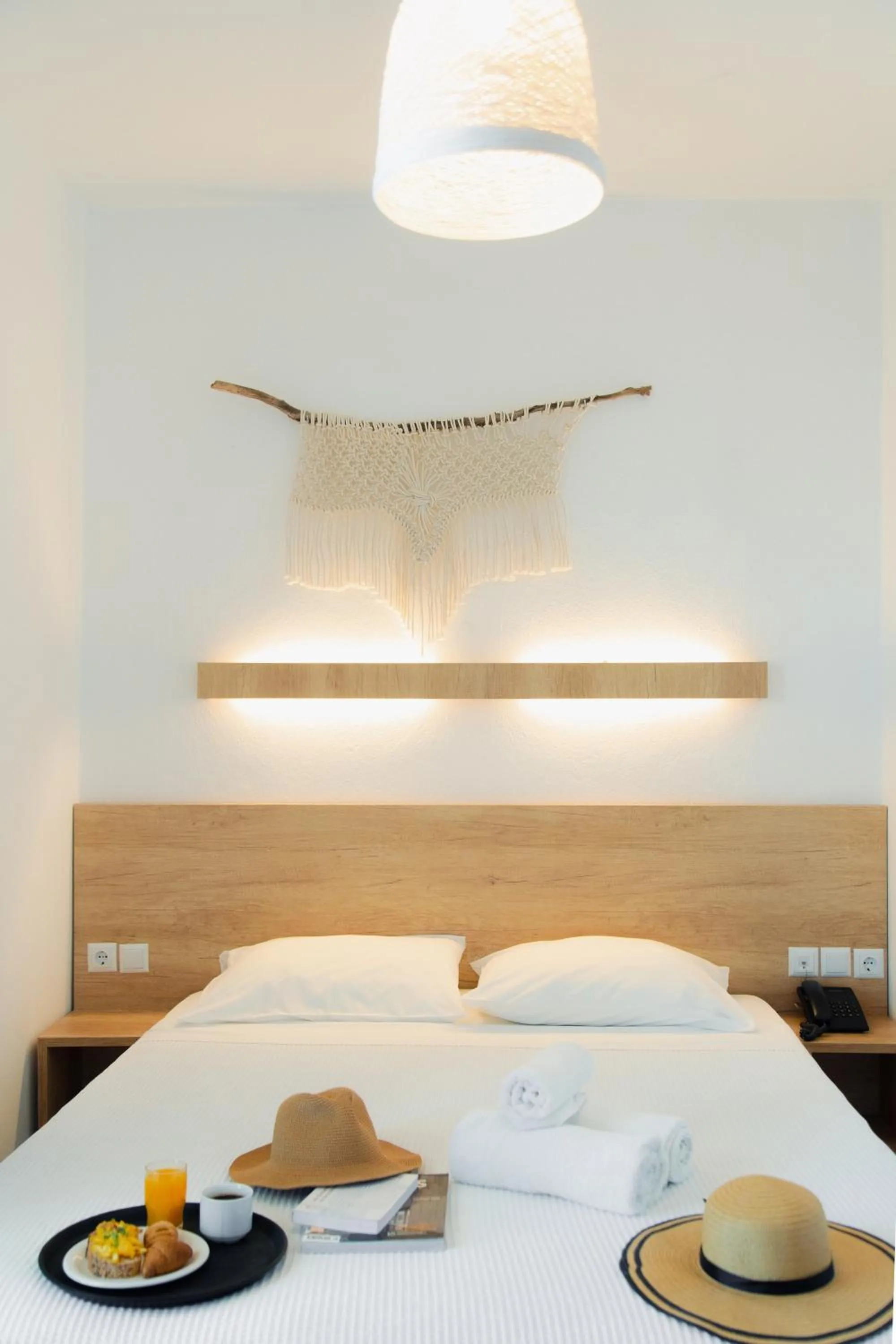 Bed in Calma Beach Hotel