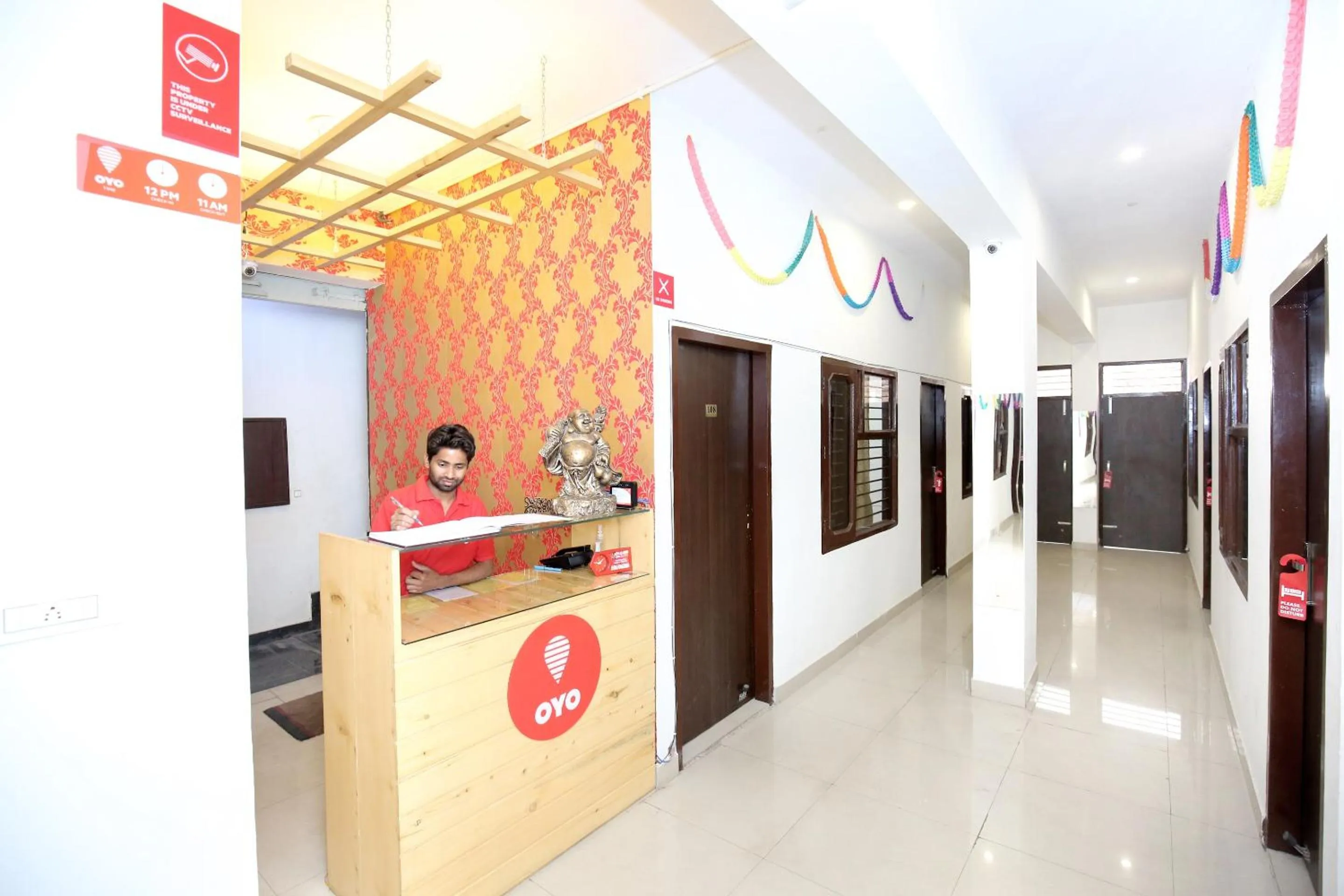 Lobby or reception in Hotel O Chandigarh