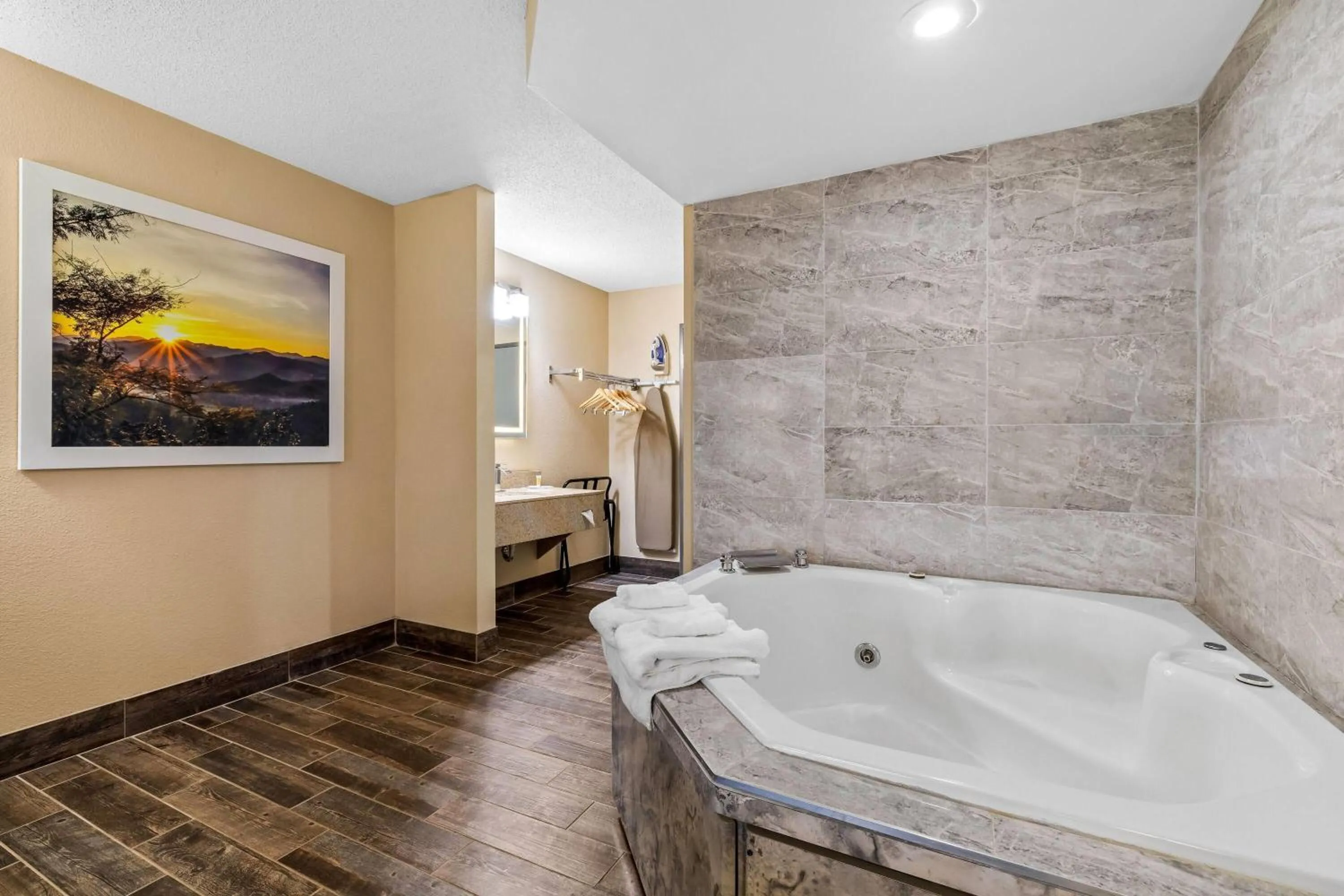 Bath in Days Inn by Wyndham Black River Falls - Access to ATV Trail