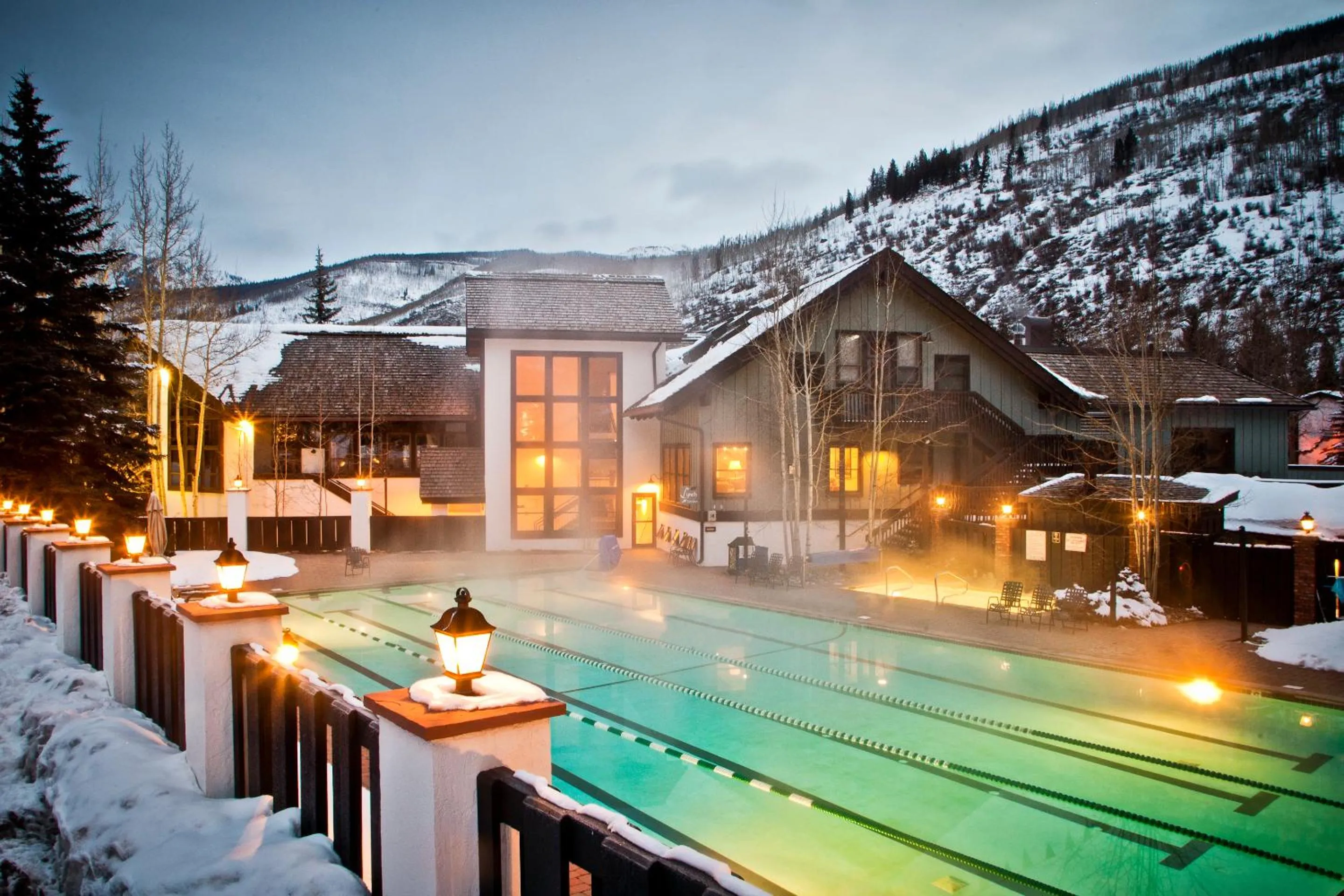 Swimming pool in Vail Racquet Club Mountain Resort