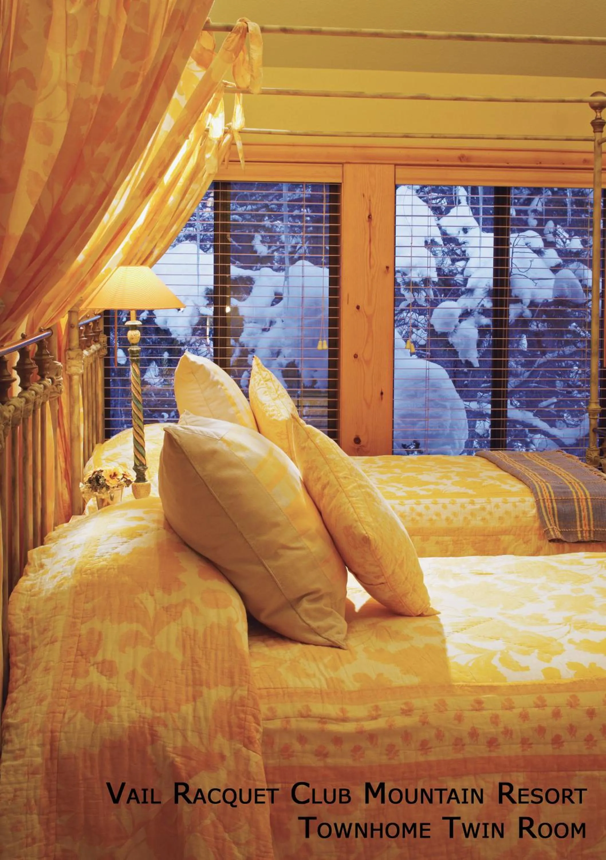 Bed in Vail Racquet Club Mountain Resort