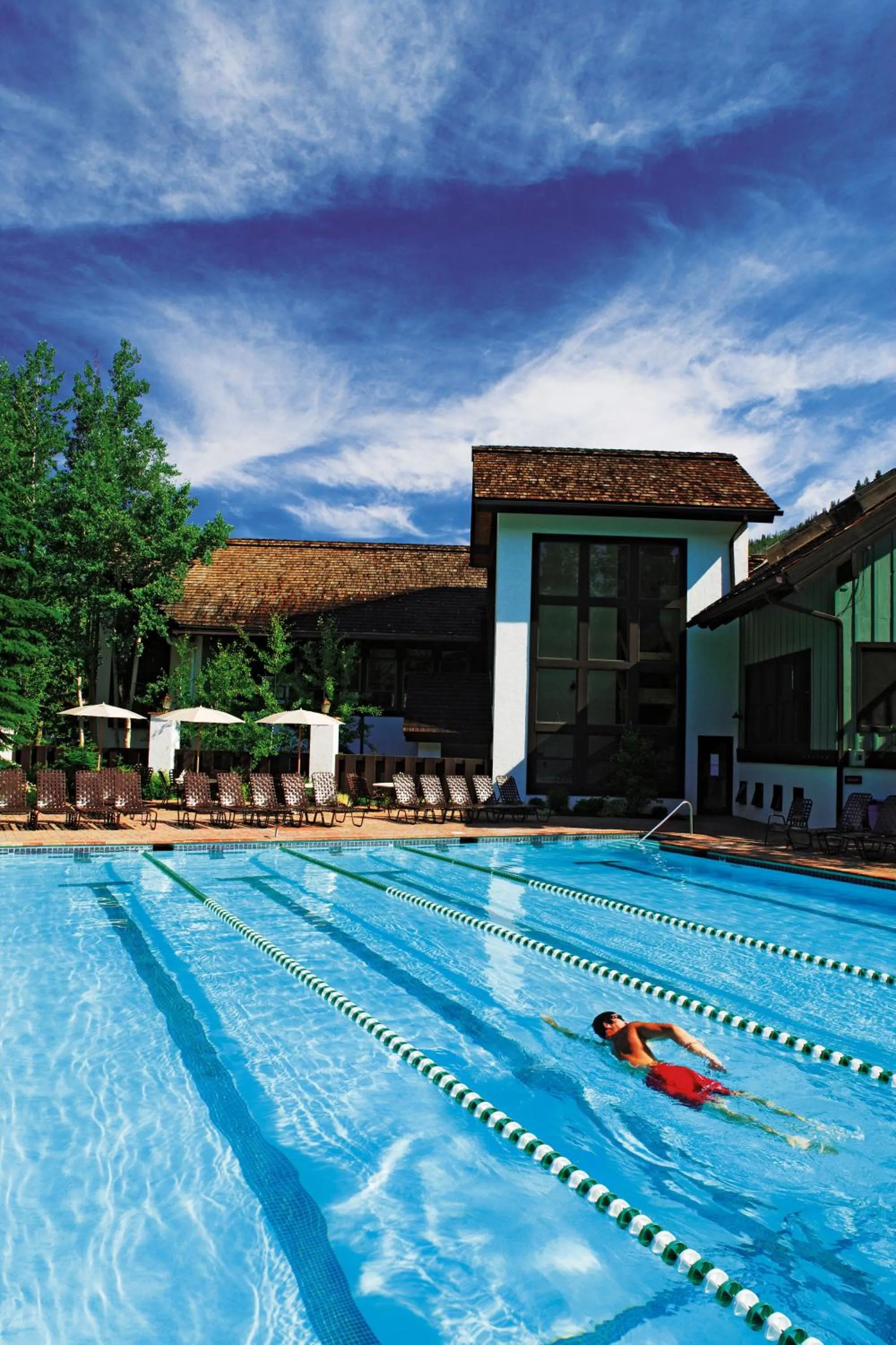 Swimming pool in Vail Racquet Club Mountain Resort