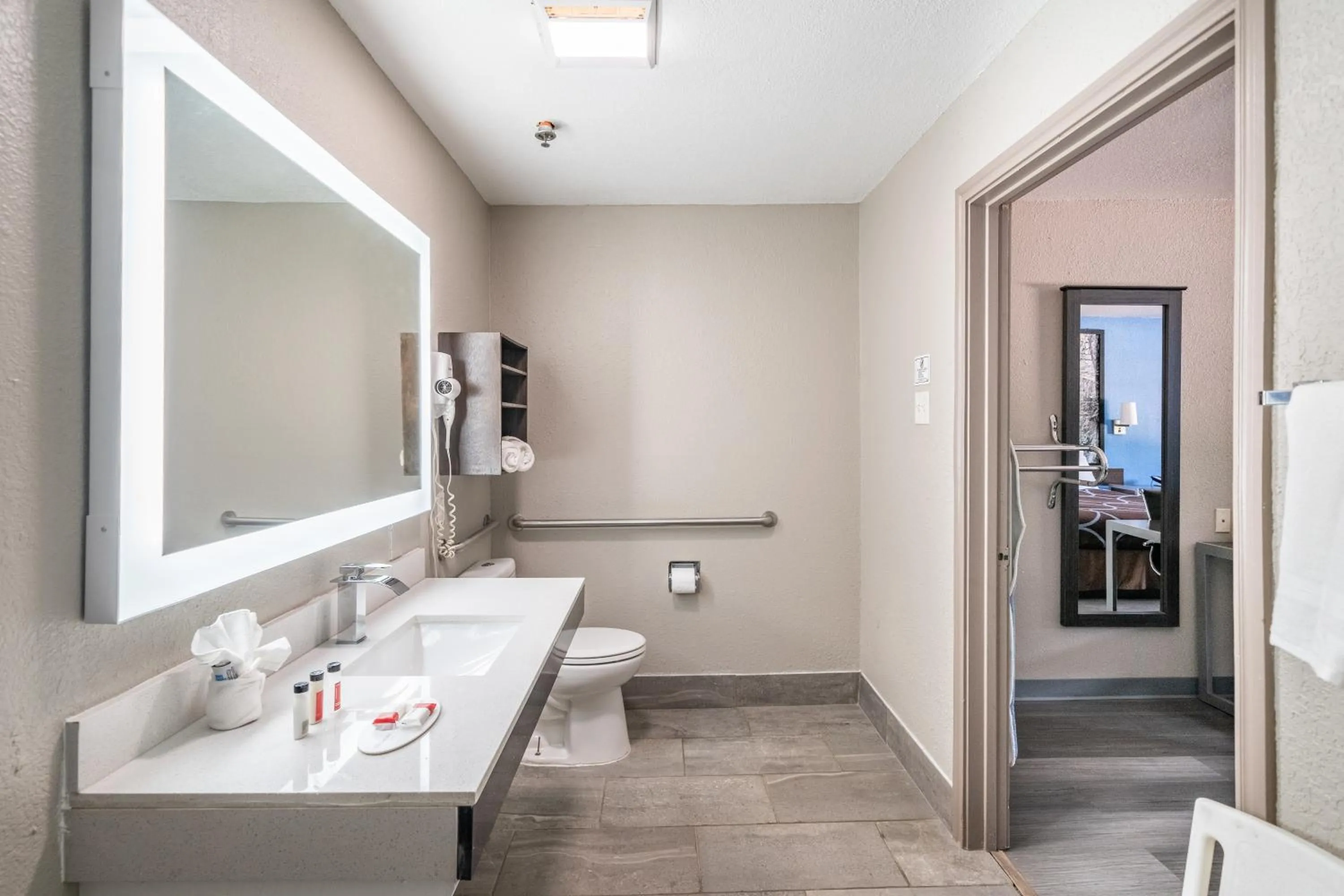 Shower in Super 8 by Wyndham San Antonio/Riverwalk Area