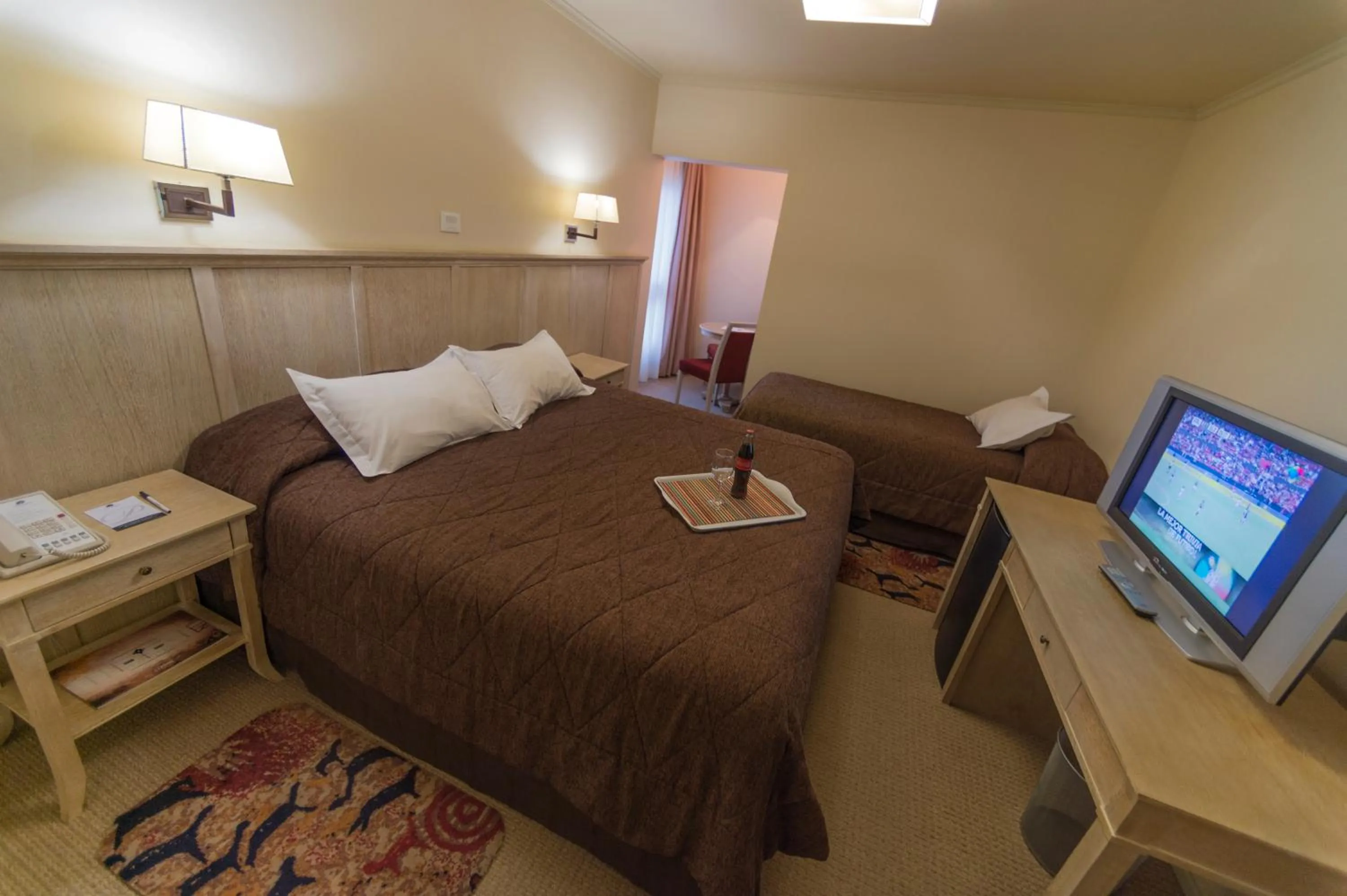 TV and multimedia, Bed in Hotel Patagonia