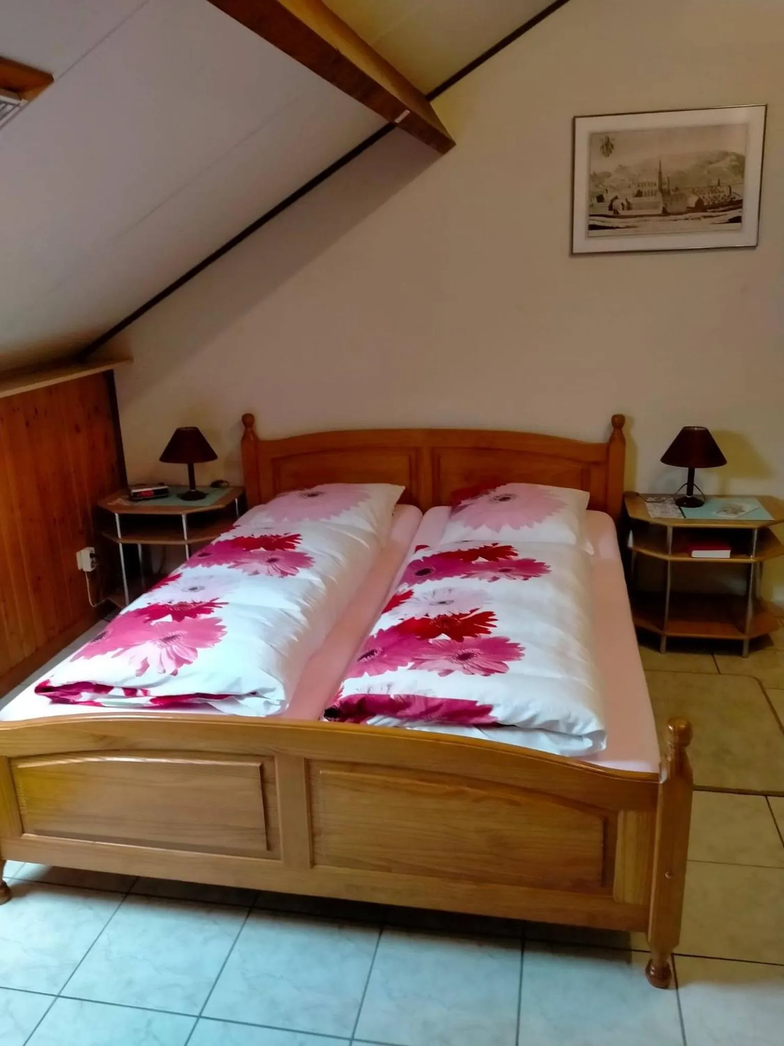 Bed in gasthof lederhose