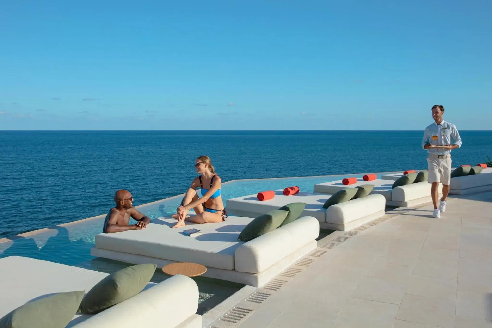 Pool view in Dreams Sapphire Resort & Spa Pool view in Dreams Sapphire Resort & Spa