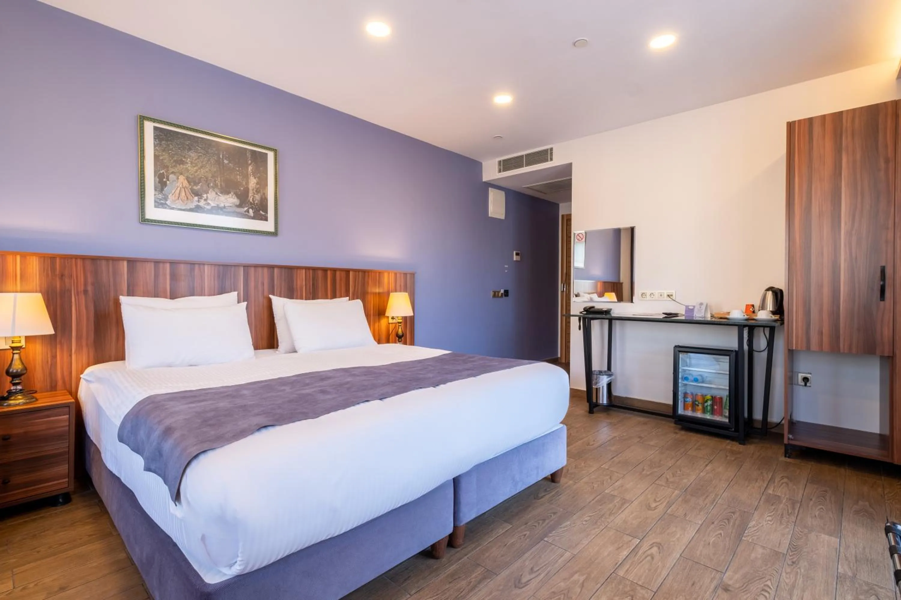 Bed in La Wisteria Boutique Hotel Istanbul