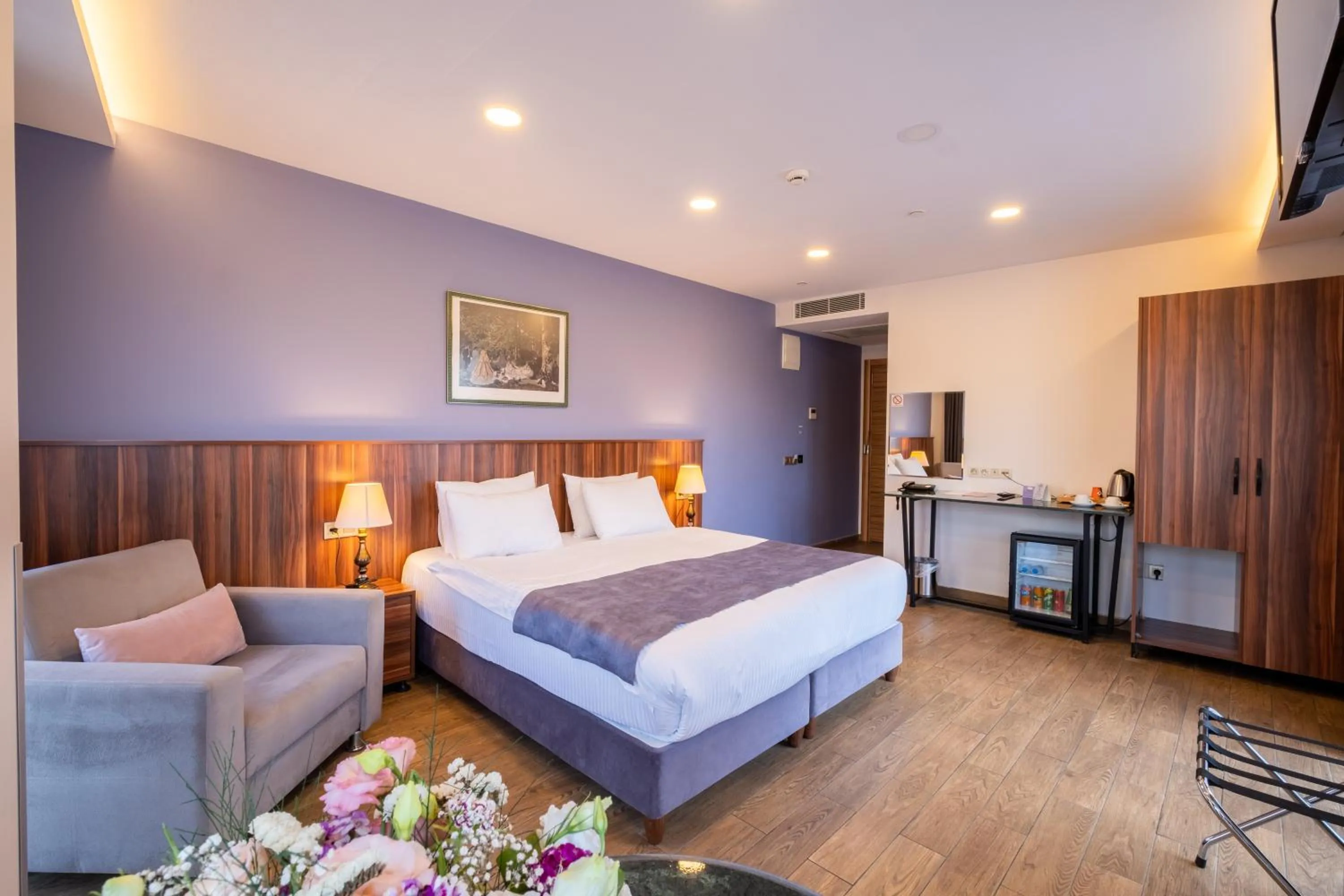 Bed in La Wisteria Boutique Hotel Istanbul