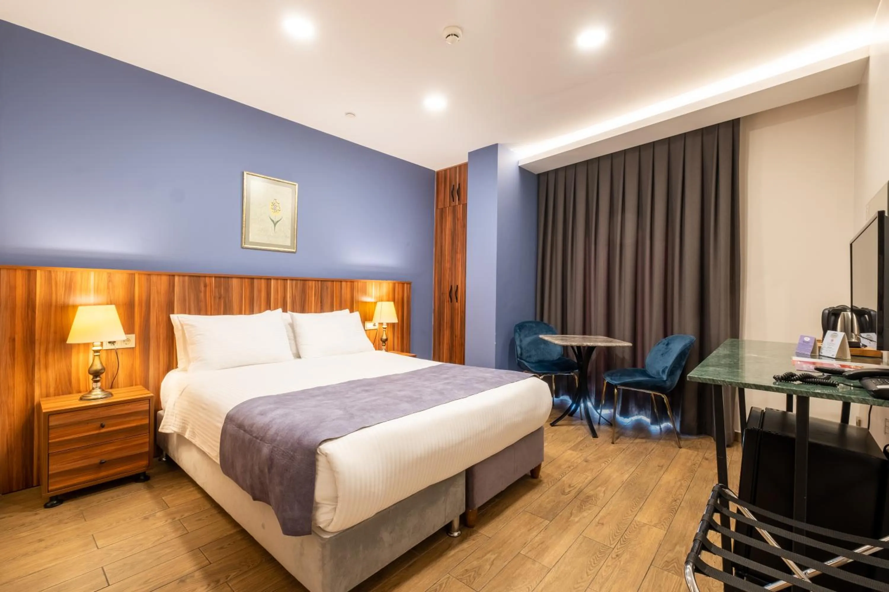 Bed in La Wisteria Boutique Hotel Istanbul