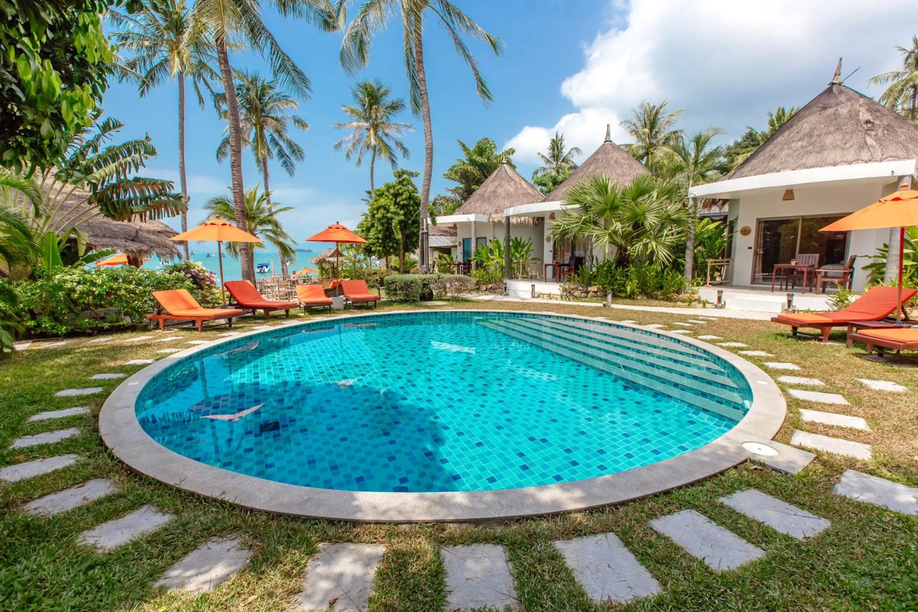 Property building in Secret Garden Beach Resort