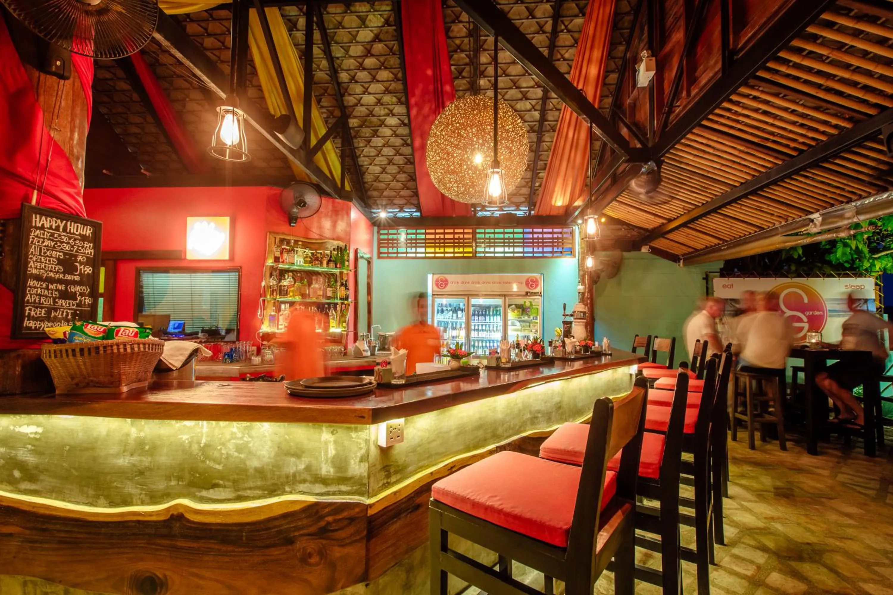 Restaurant/places to eat in Secret Garden Beach Resort