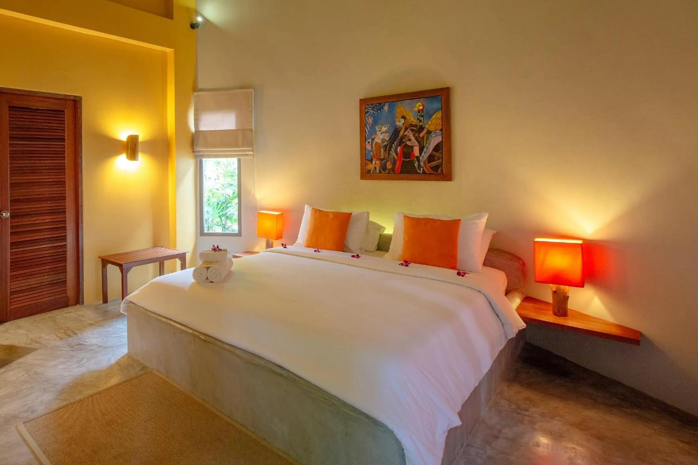 Bedroom, Bed in Secret Garden Beach Resort