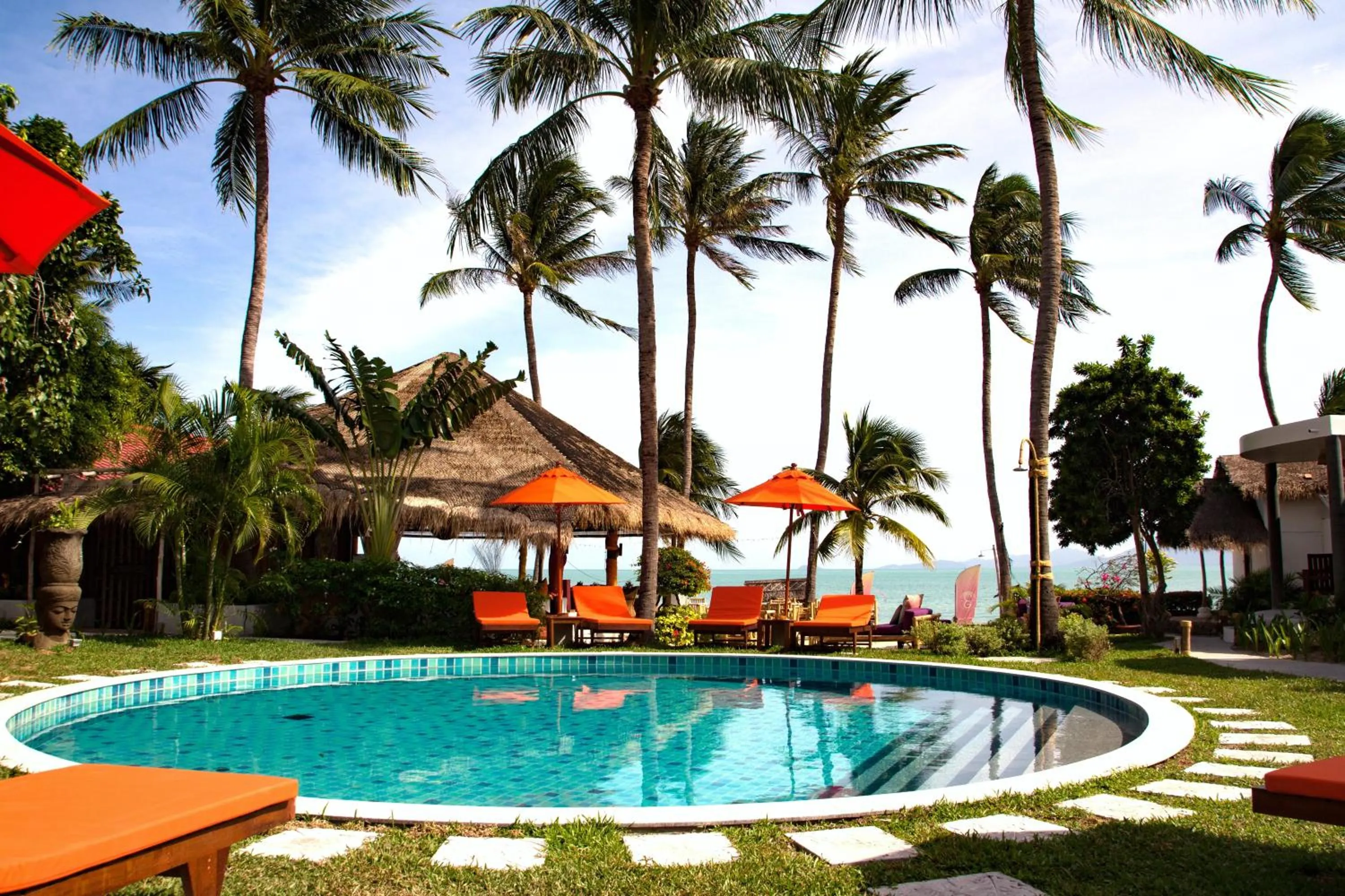 Natural landscape in Secret Garden Beach Resort