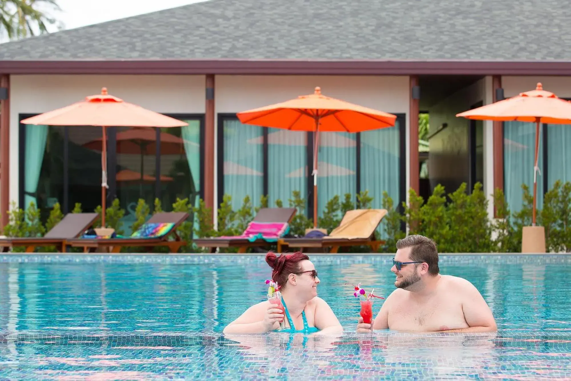 Pool view in Samui Mermaid Beachfront Pool view in Samui Mermaid Beachfront