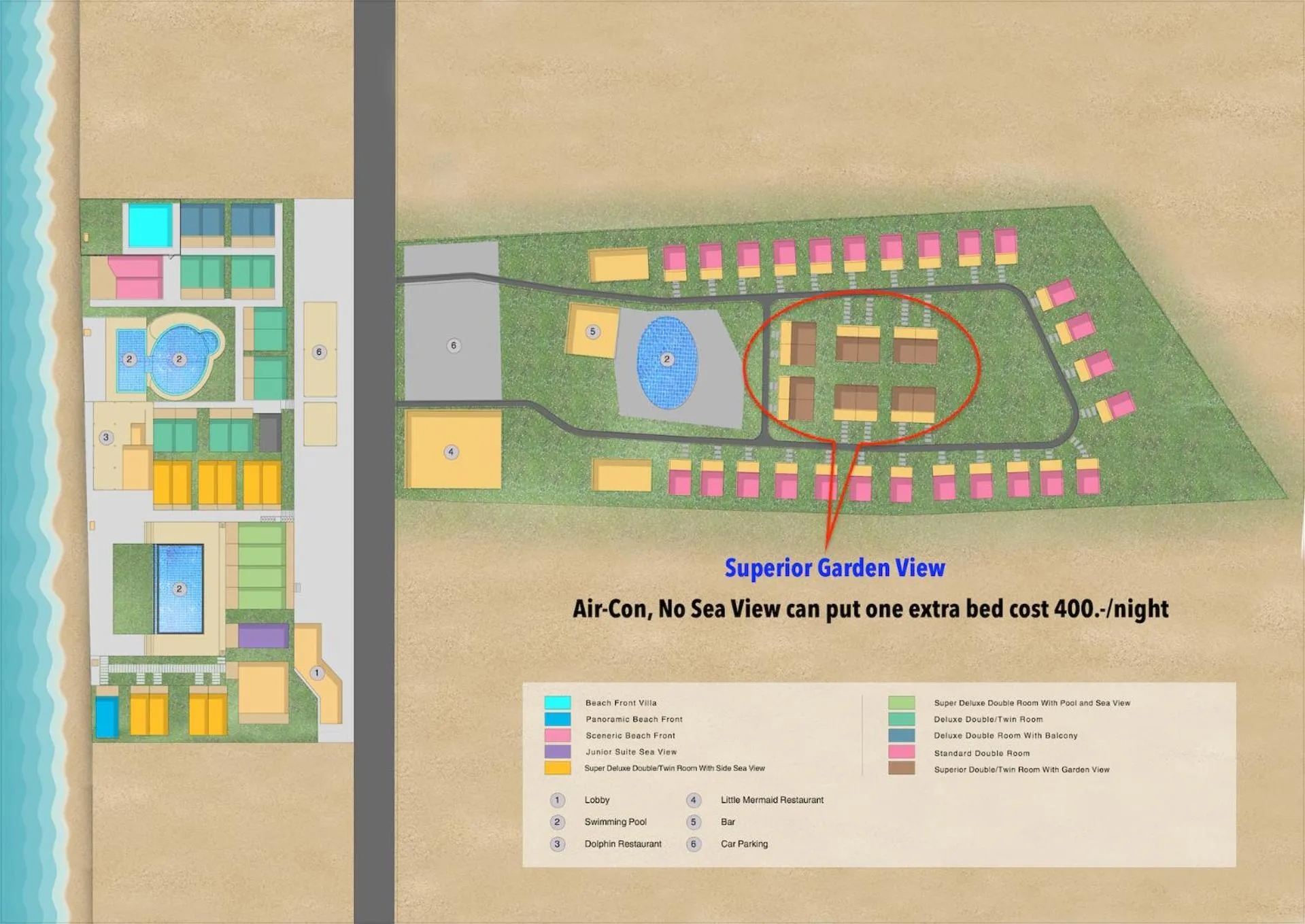 Floor plan in Samui Mermaid Beachfront