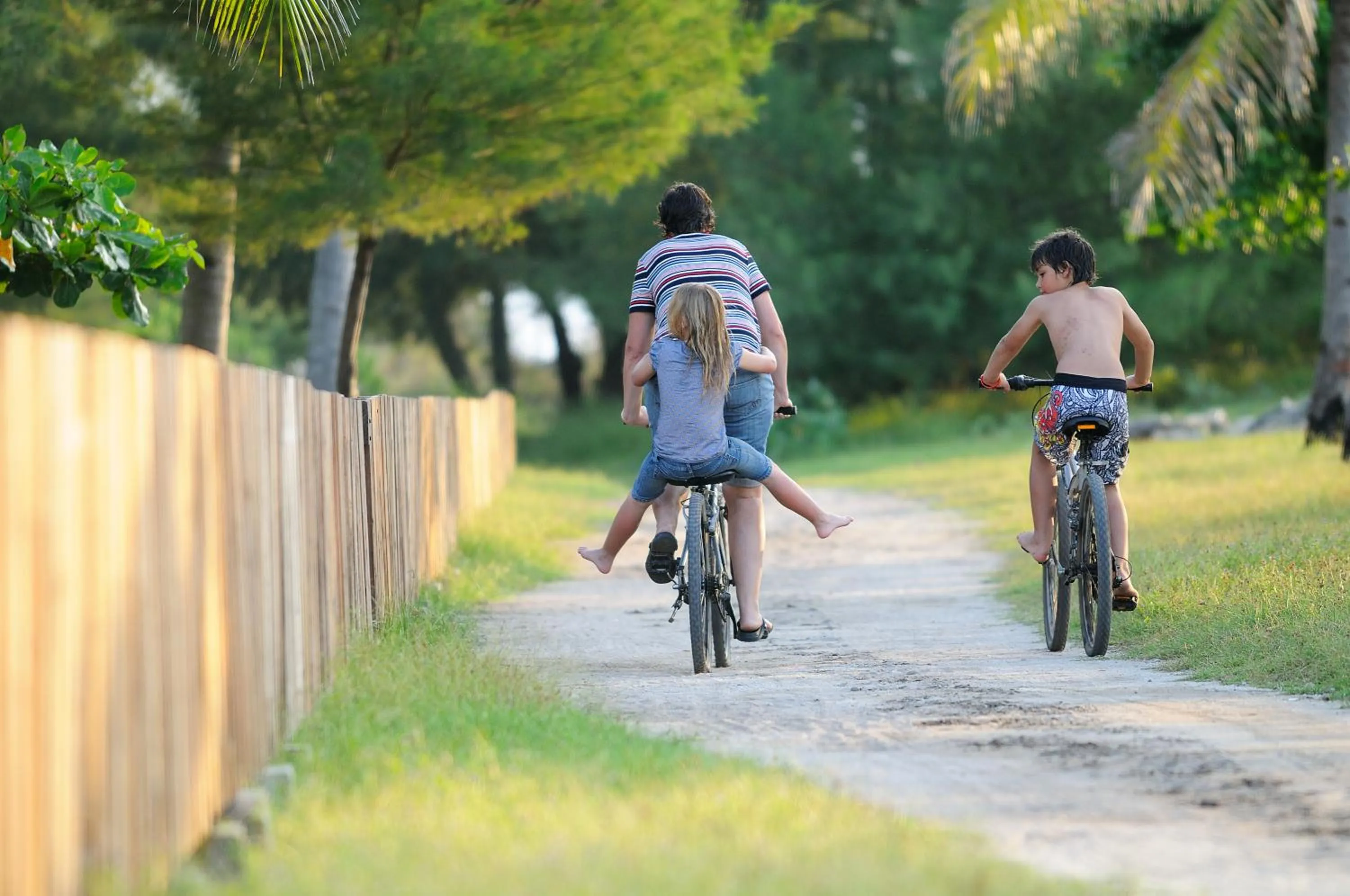 Cycling in Desa Dunia Beda Resort