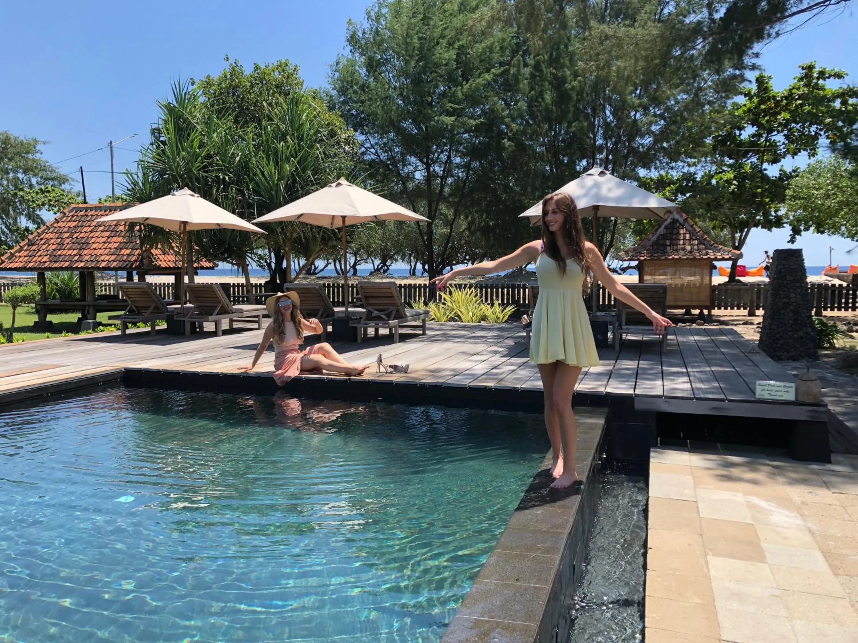 Garden view in Desa Dunia Beda Resort