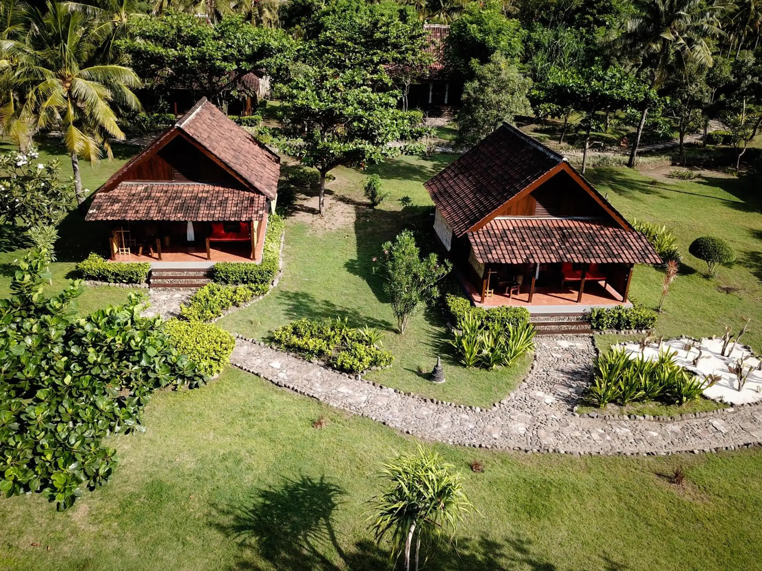 Bird's eye view in Desa Dunia Beda Resort Bird's eye view in Desa Dunia Beda Resort