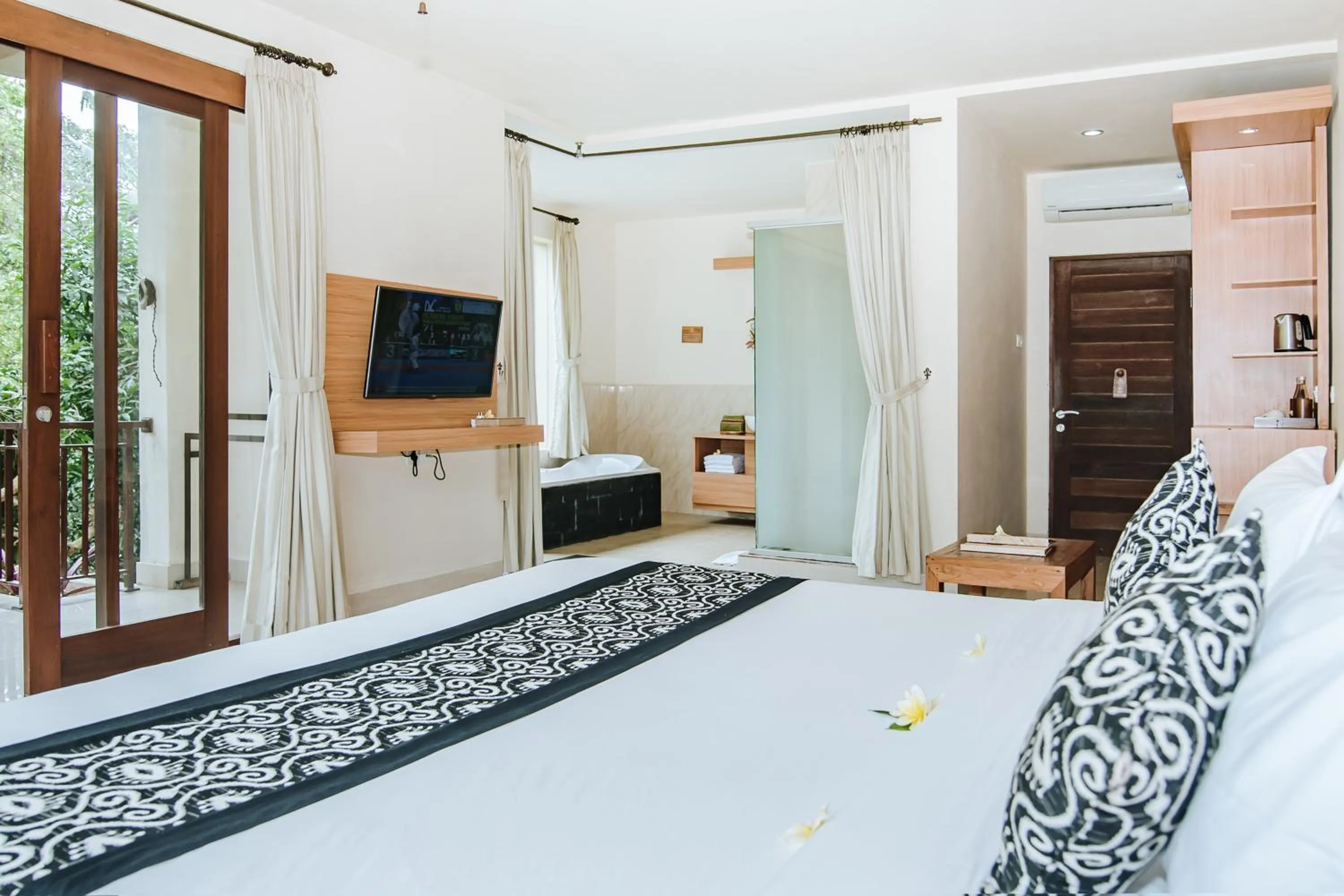 Bed in Bucu View Resort